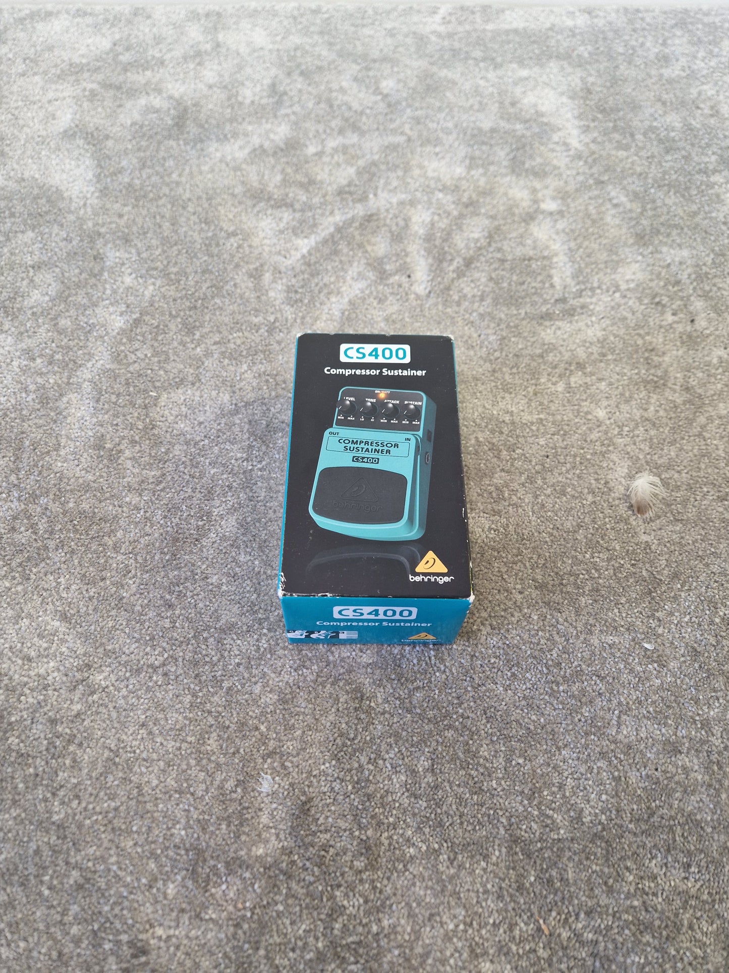 Behringer CS400 Compressor/Sustainer Pedal - Dynamic Control with Tone & Attack - Excellent w/Original Box