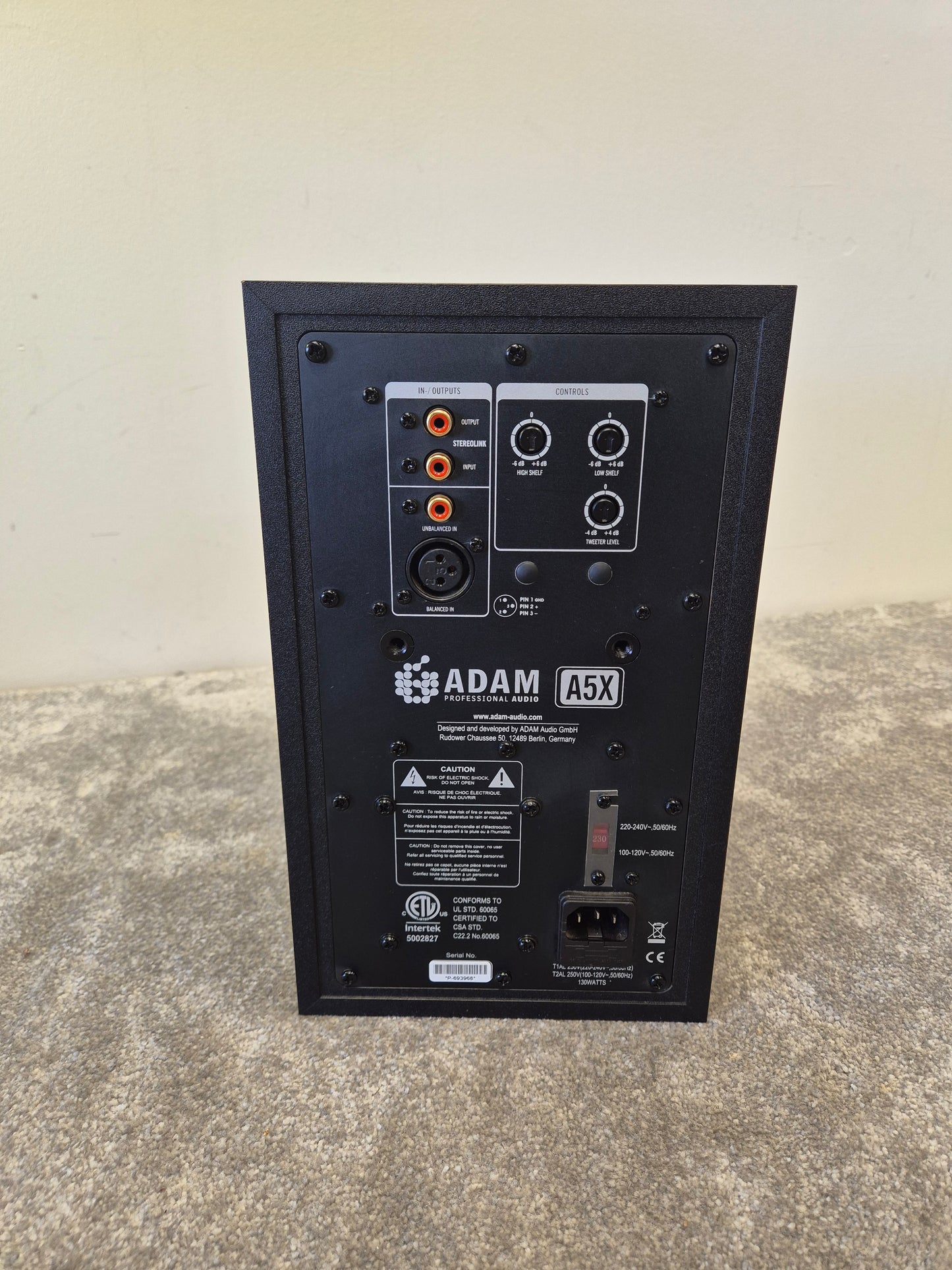 ADAM A5X Studio Monitor (Single) - Excellent w/ Original Box