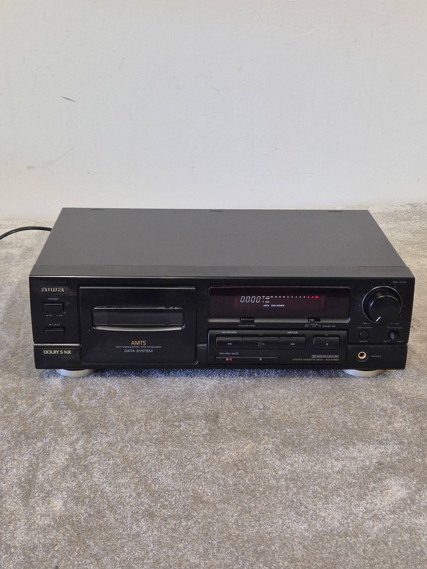 Aiwa AD-S750 - Stereo Cassette Deck (Spares or Repairs)