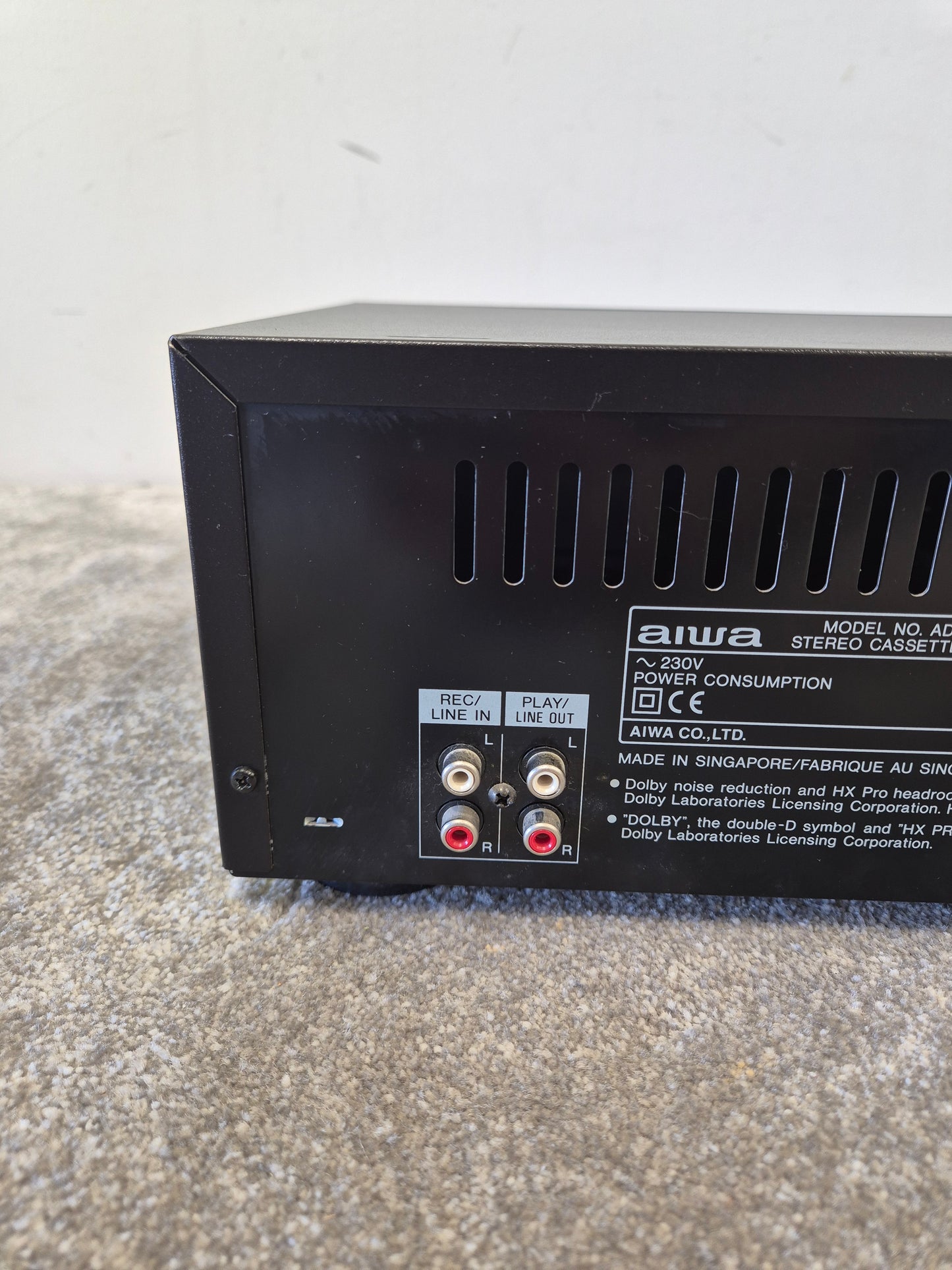 Aiwa AD-S750 - Stereo Cassette Deck (Spares or Repairs)