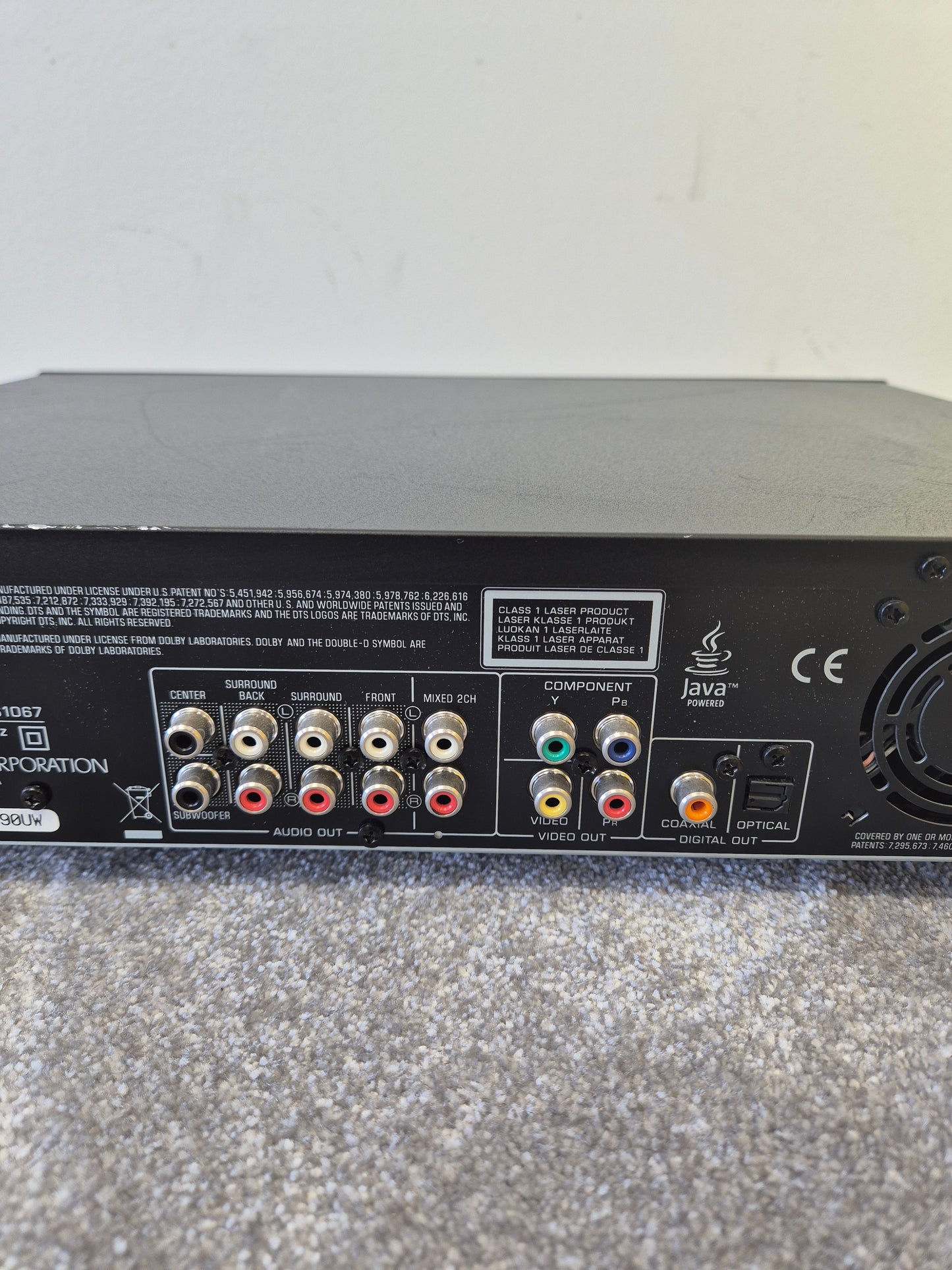 Yamaha BD-S1067 Blu-Ray Player – Full HD 1080p, HDMI (Spares or Repair)
