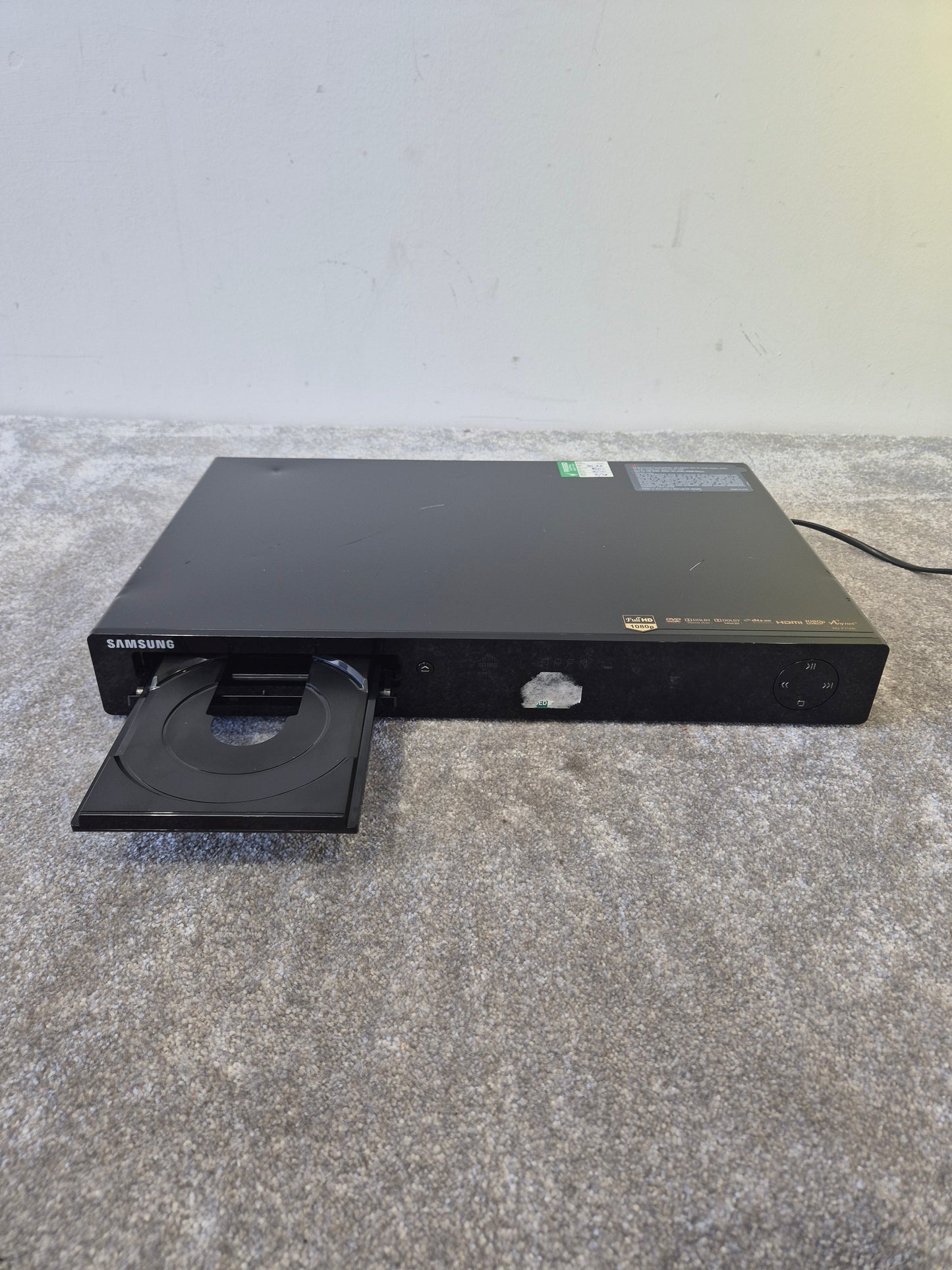 Samsung BD-P1500 Blu-Ray Player – Full HD 1080p - Very Good