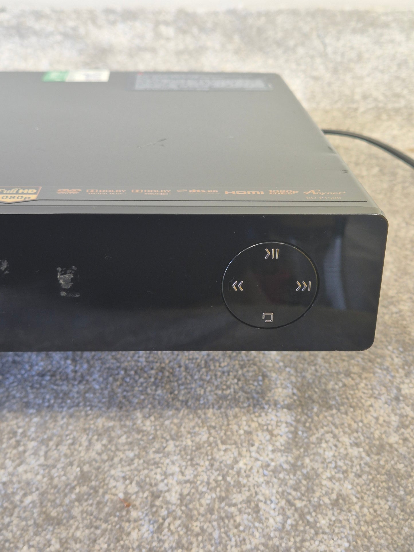 Samsung BD-P1500 Blu-Ray Player – Full HD 1080p - Very Good