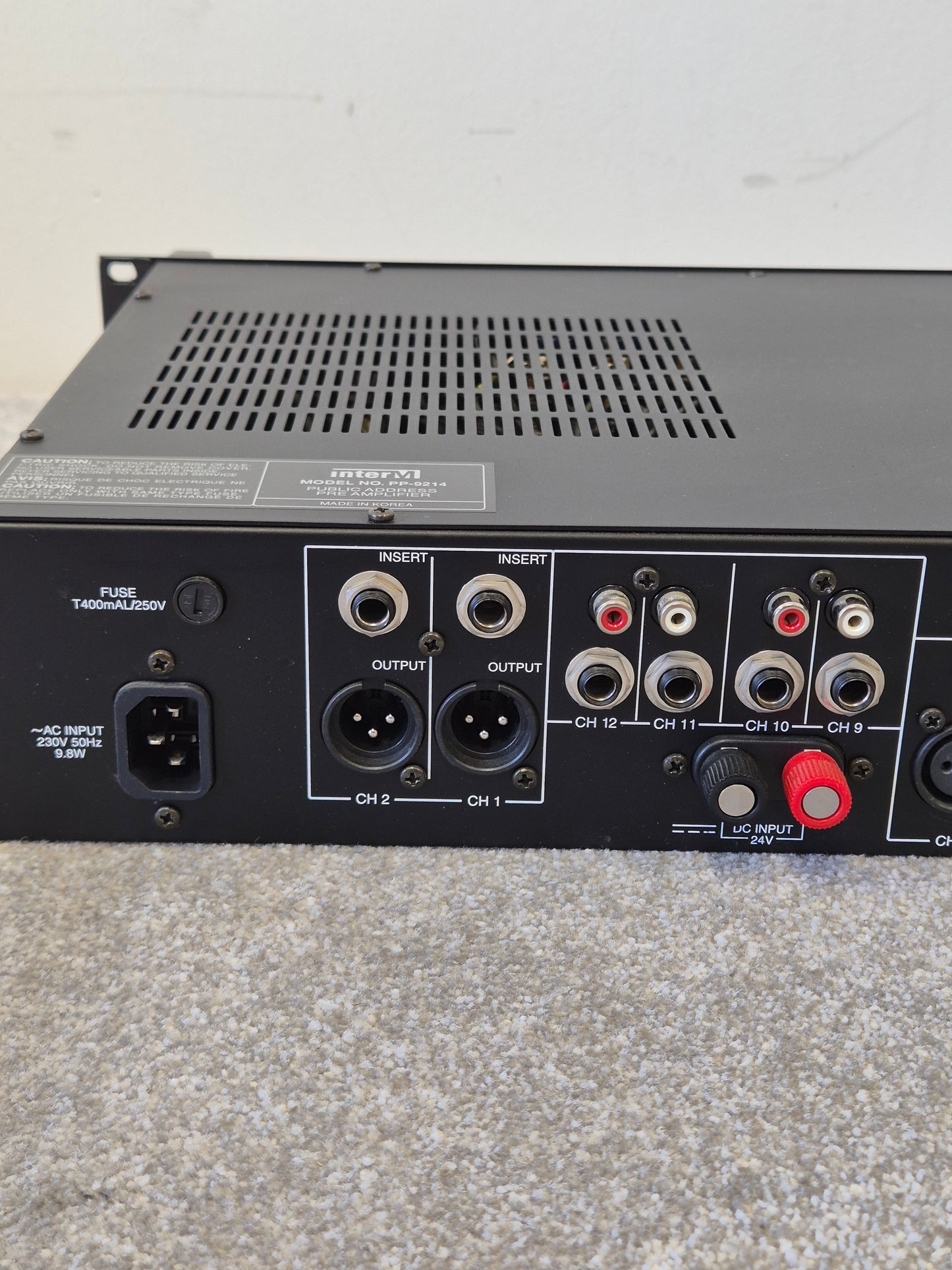 Inter-M PP-9214 - PA Pre Amplifier - Good