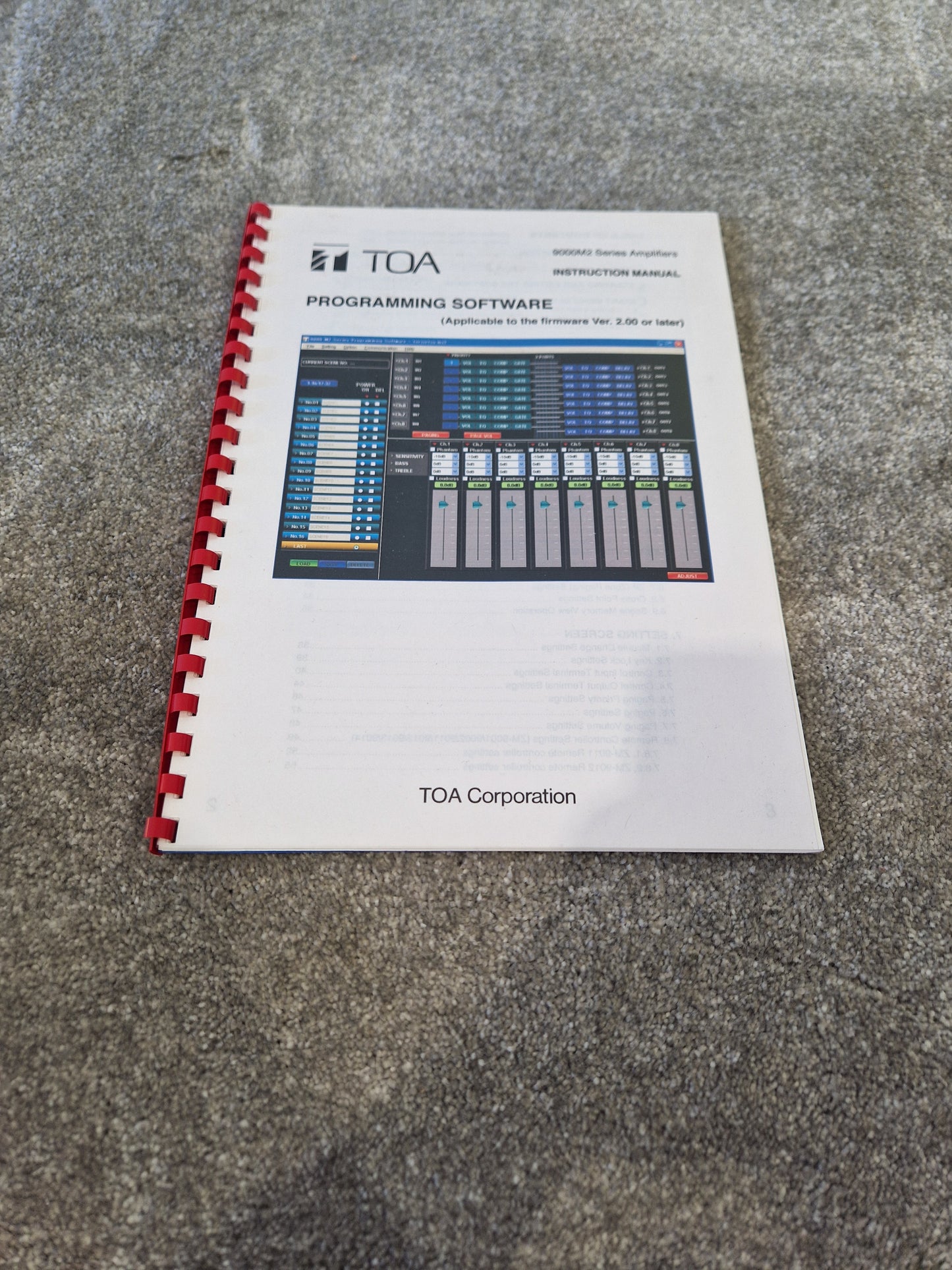 TOA 9000M2 Series - Digital Matrix Mixer/Amplifier - Excellent