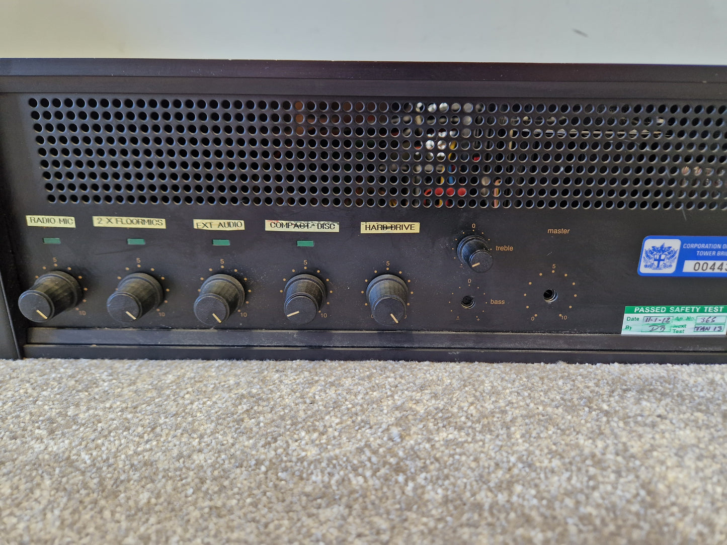 Baldwin Boxall Mitre 2000 Mixer Amplifier – 60W 100V Line, 4 Mic/Line Inputs – Fair