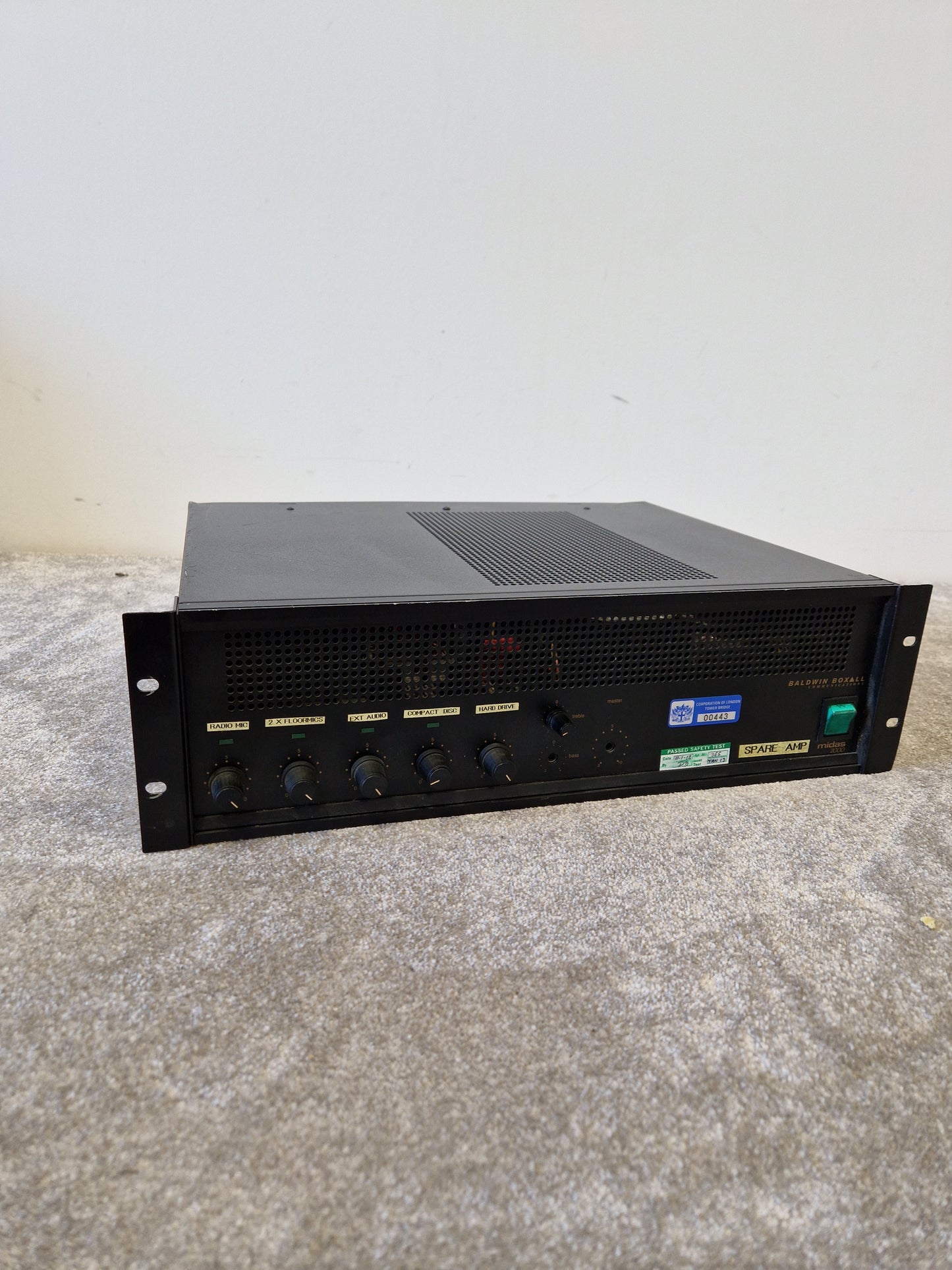 Baldwin Boxall Mitre 2000 Mixer Amplifier – 60W 100V Line, 4 Mic/Line Inputs – Fair