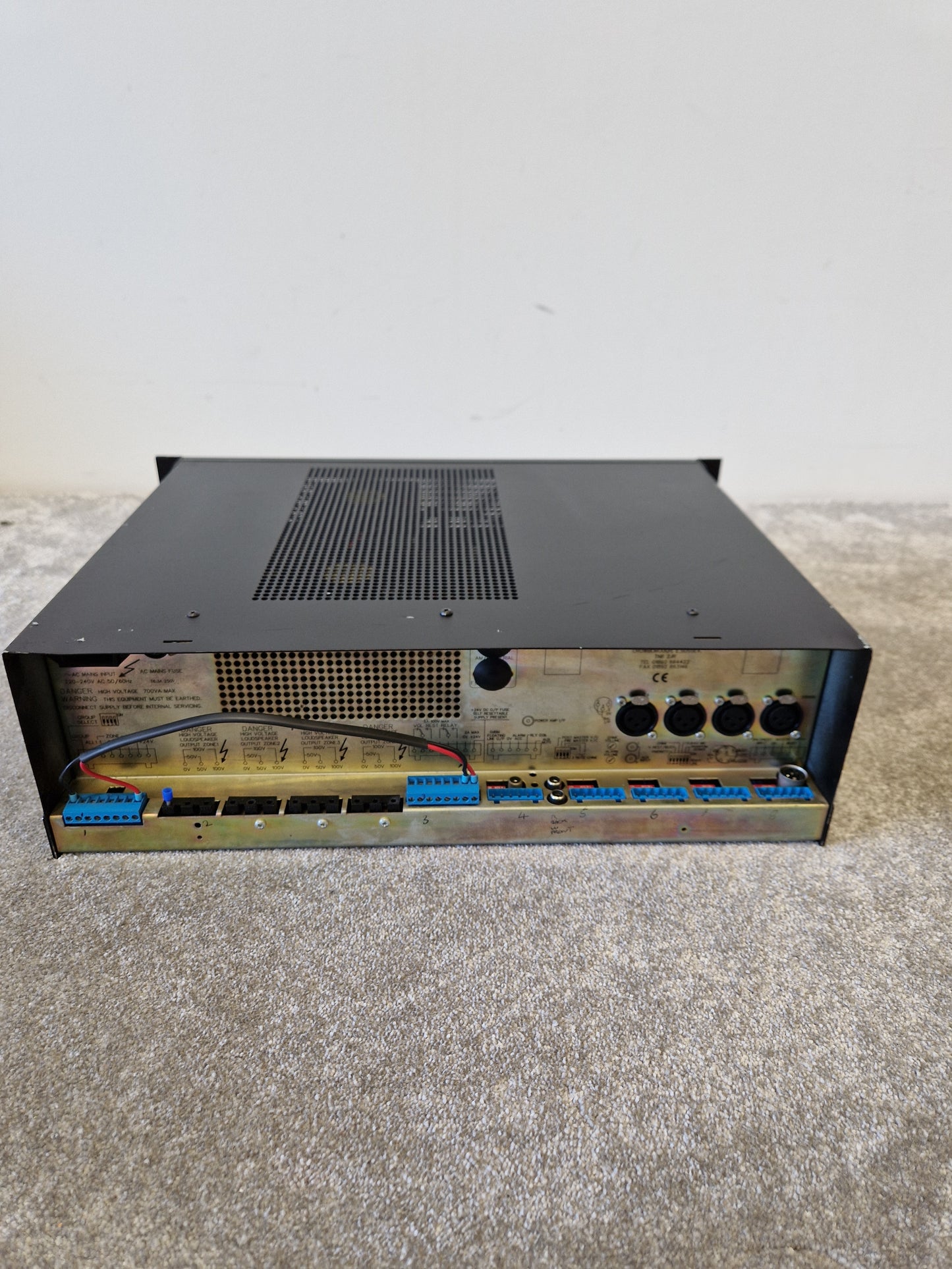 Baldwin Boxall Mitre 2000 Mixer Amplifier – 60W 100V Line, 4 Mic/Line Inputs – Fair