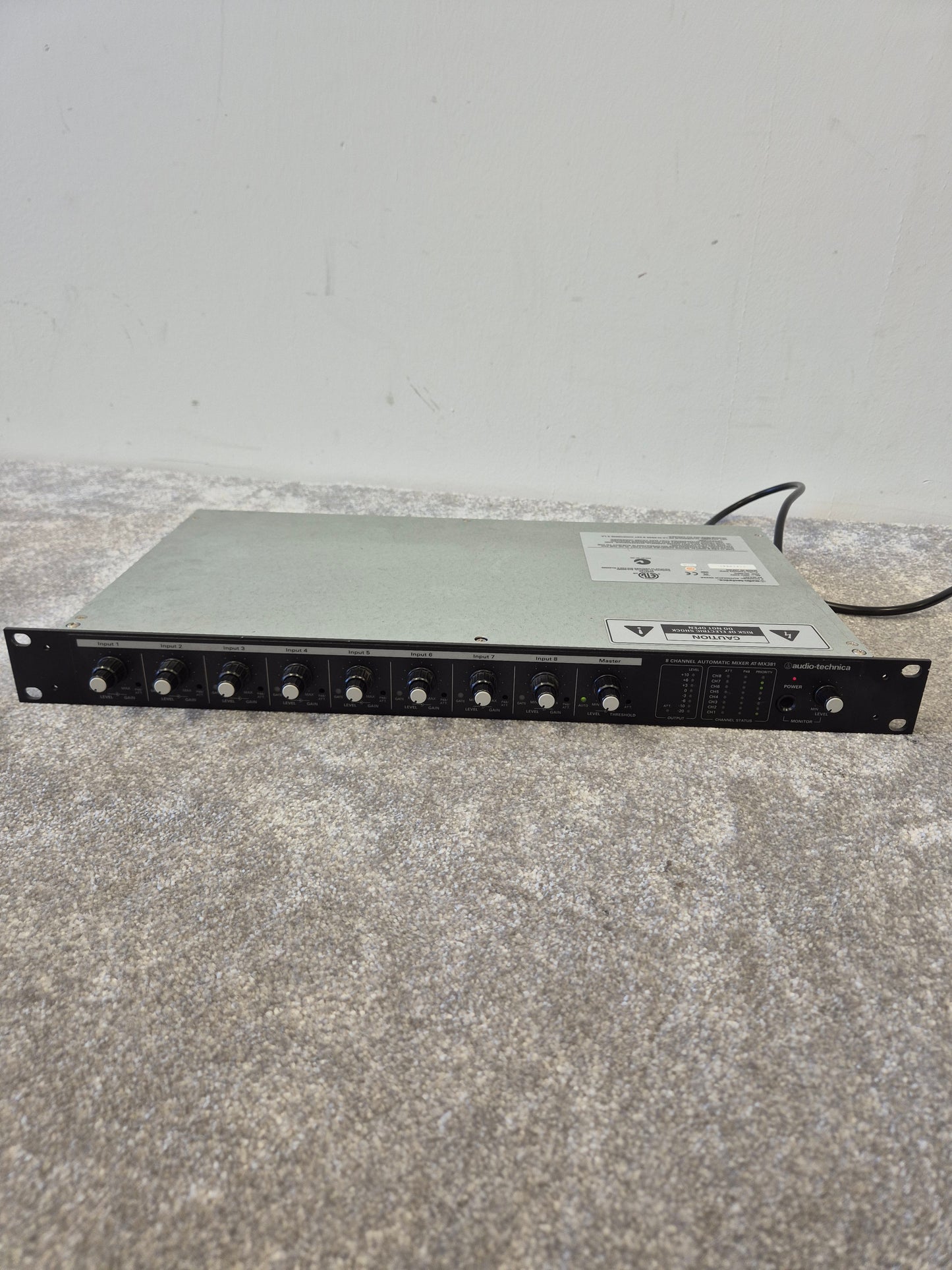 Audio-Technica AT-MX381 - 8 Channel Mixer - Very Good