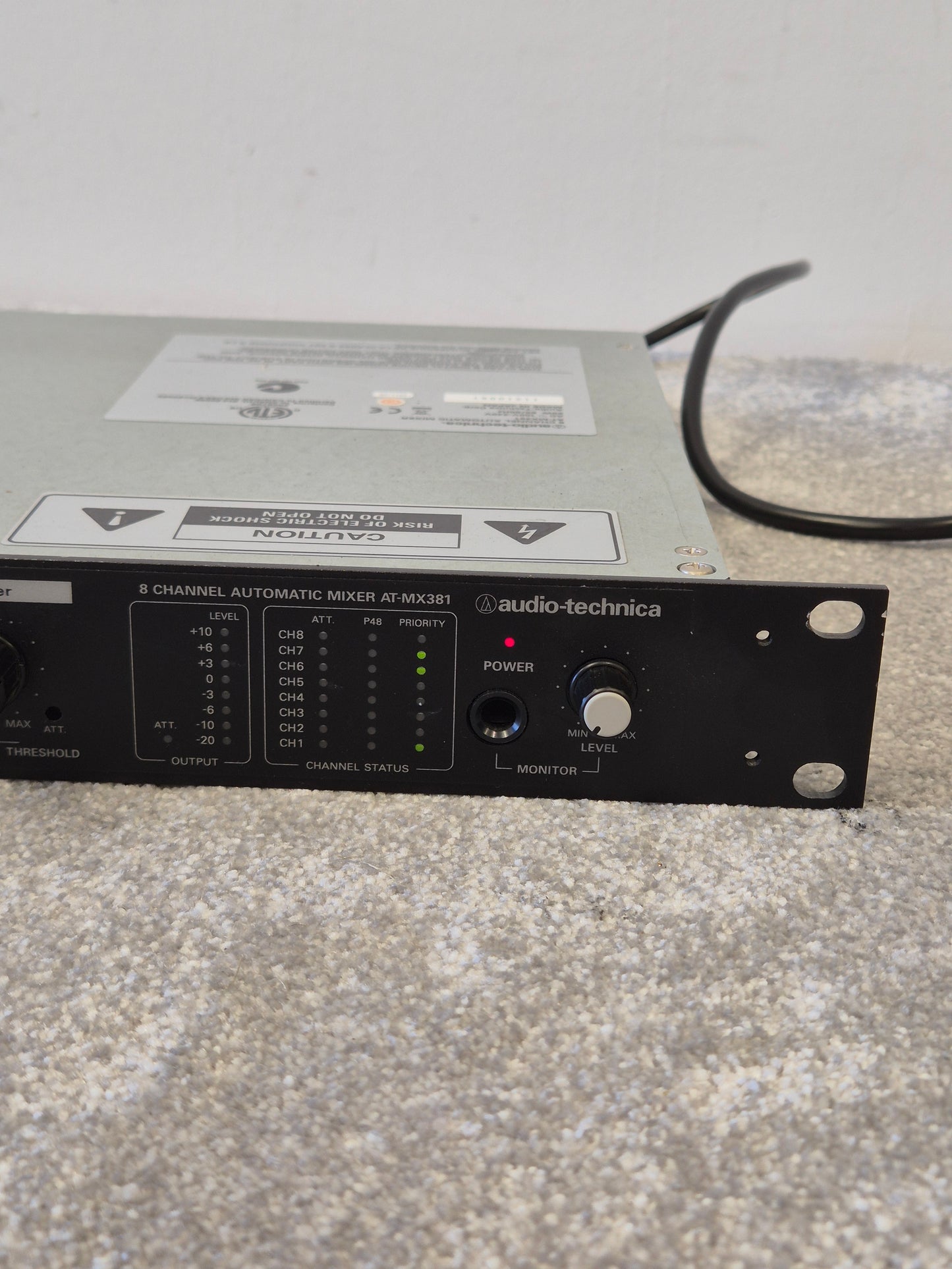 Audio-Technica AT-MX381 - 8 Channel Mixer - Very Good