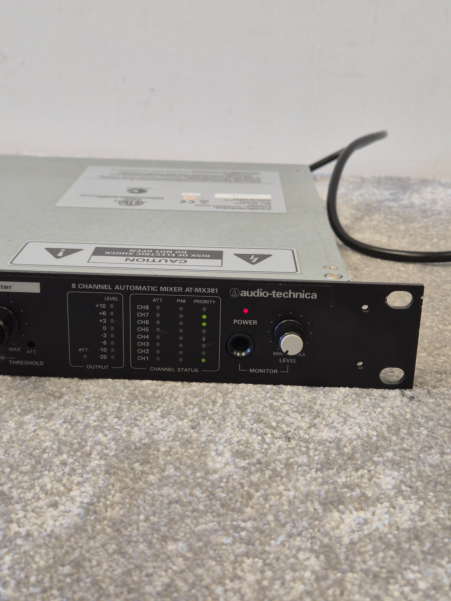 Audio-Technica AT-MX381 - 8 Channel Mixer - Very Good