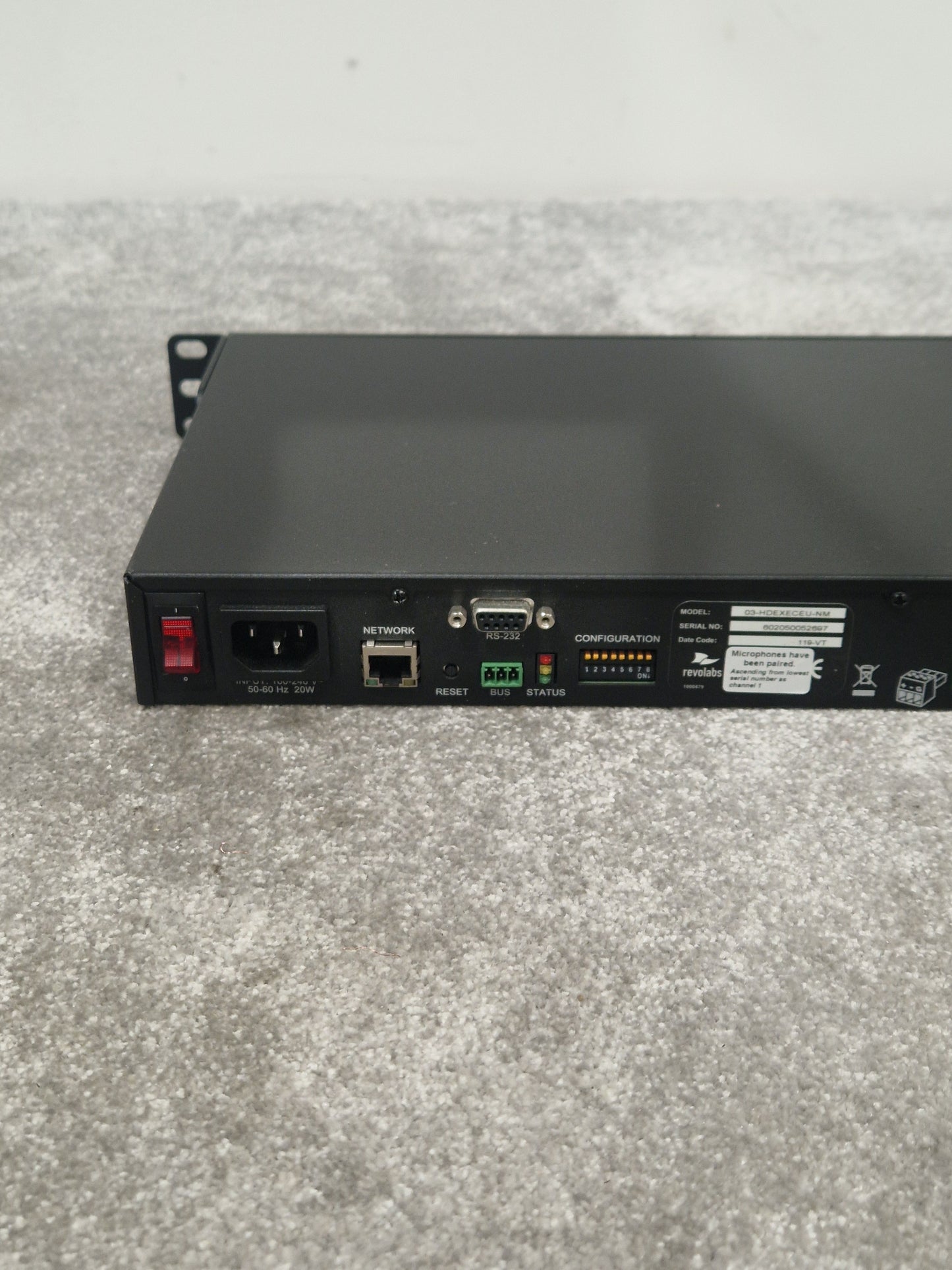 Revolabs Executive HD 8-Channel Wireless Receiver – Model 03-HDEXECEU-NM - Very Good