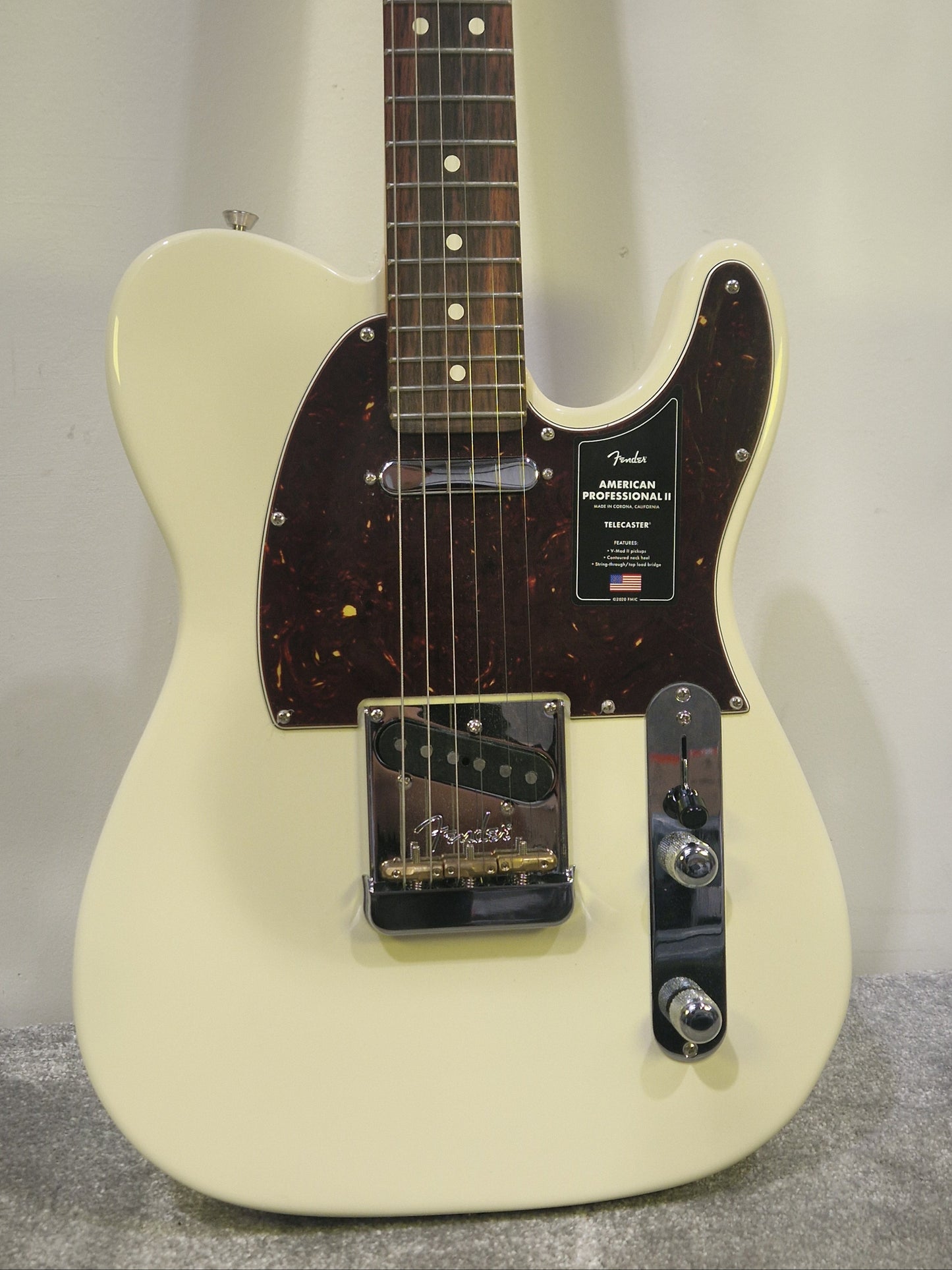Fender American Professional II Telecaster Electric Guitar - Excellent w/ Hard Case & Certification