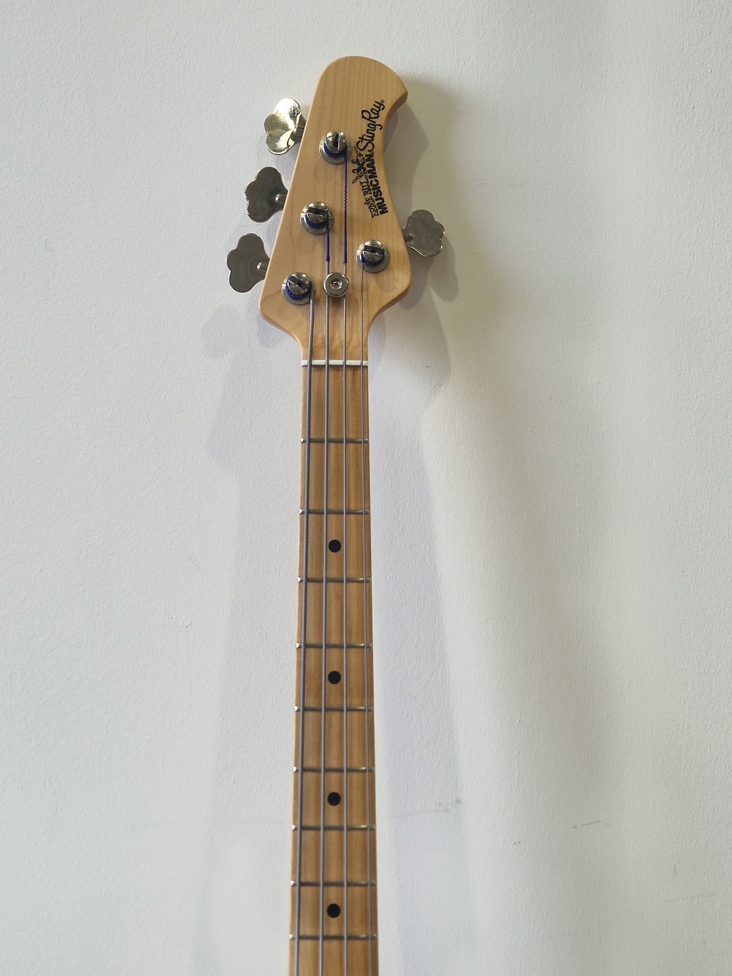 Ernie Ball OLP StingRay Bass Guitar – Licensed Music Man Style, 4-String, Passive Pickup- Excellent