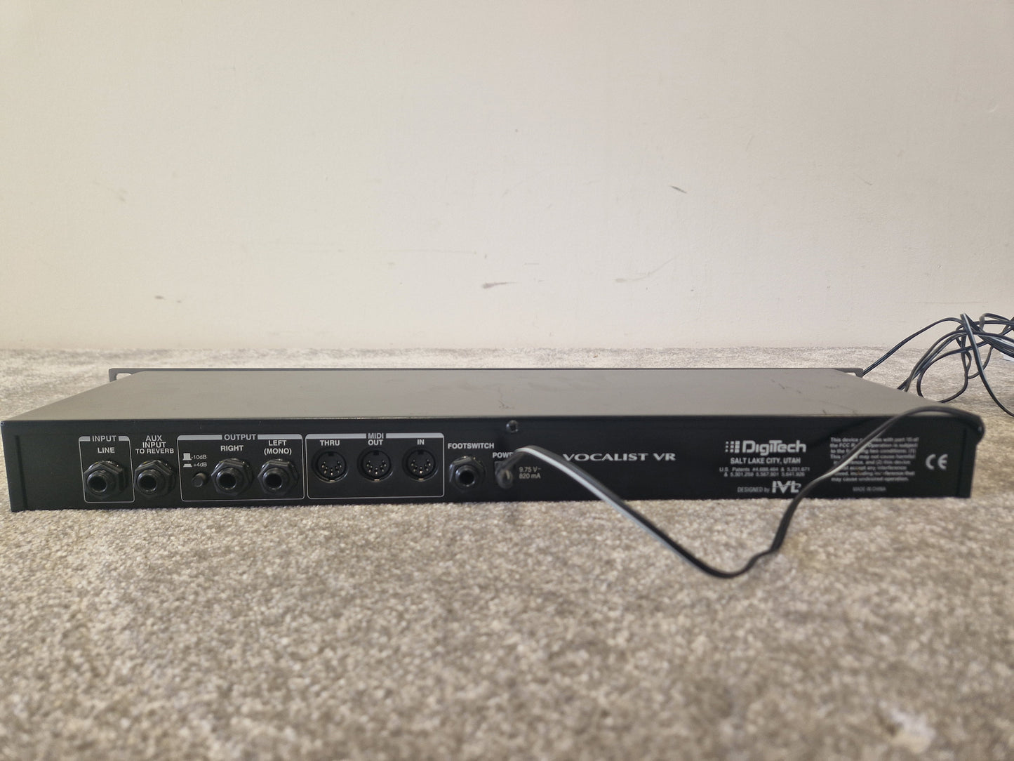 Digitech Vocalist VR Harmony Processor w/ FS3X Footswitch - Very Good