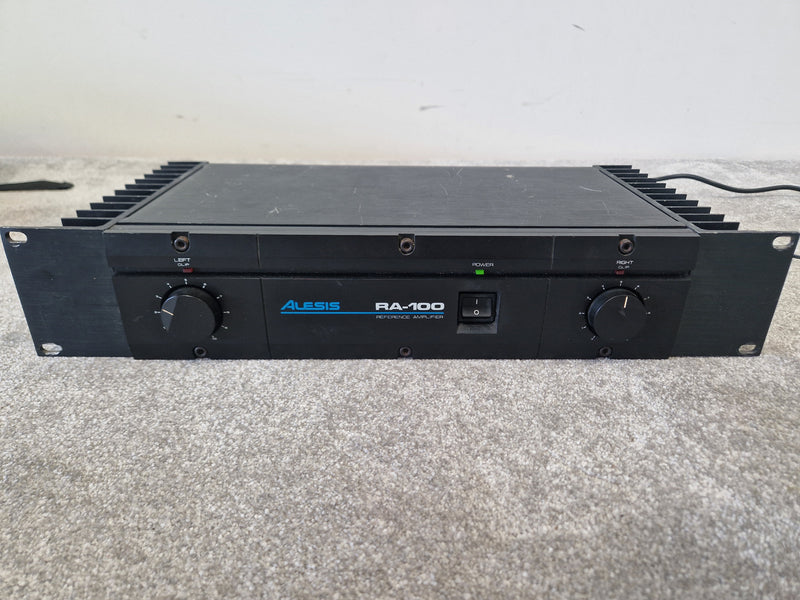 Alesis RA-100 Reference Amplifier - 100W Stereo Rackmount Amp - Good - image 1