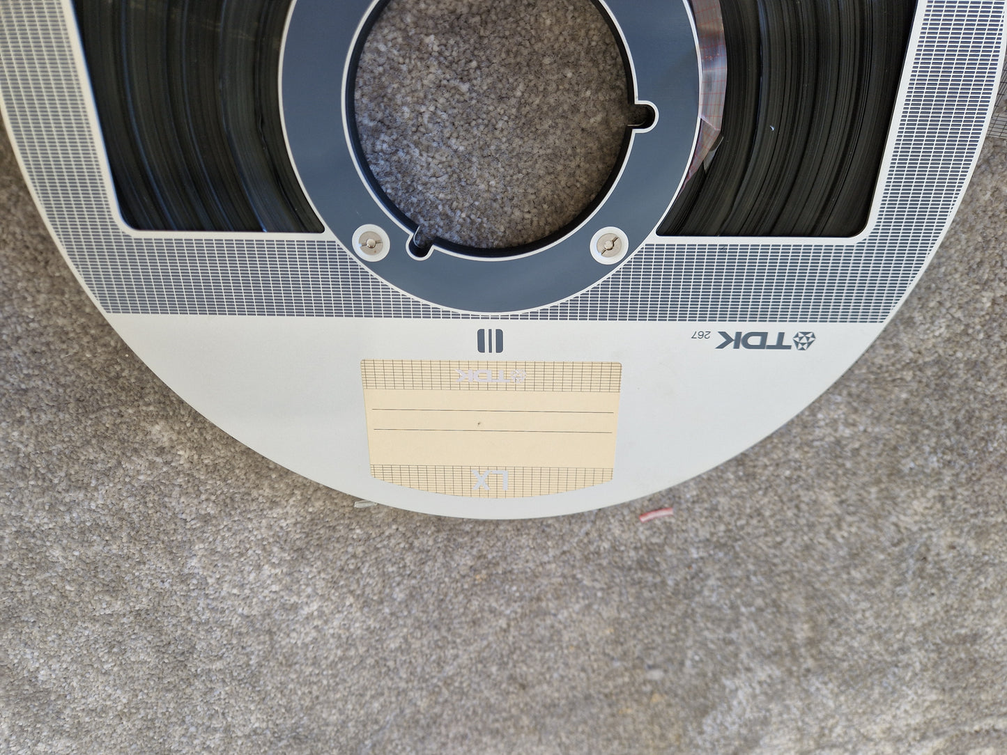 TDK LX 35-90B Reel-to-Reel Tape – ¼" Audio Tape on 7" Reel, 1800ft - Good