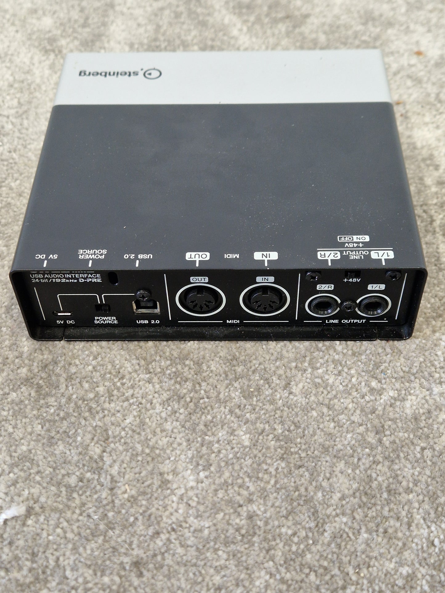 Steinberg UR22 MkII USB Audio Interface – 2x2 I/O, 24-bit/192kHz, MIDI, Original Box Included - Excellent
