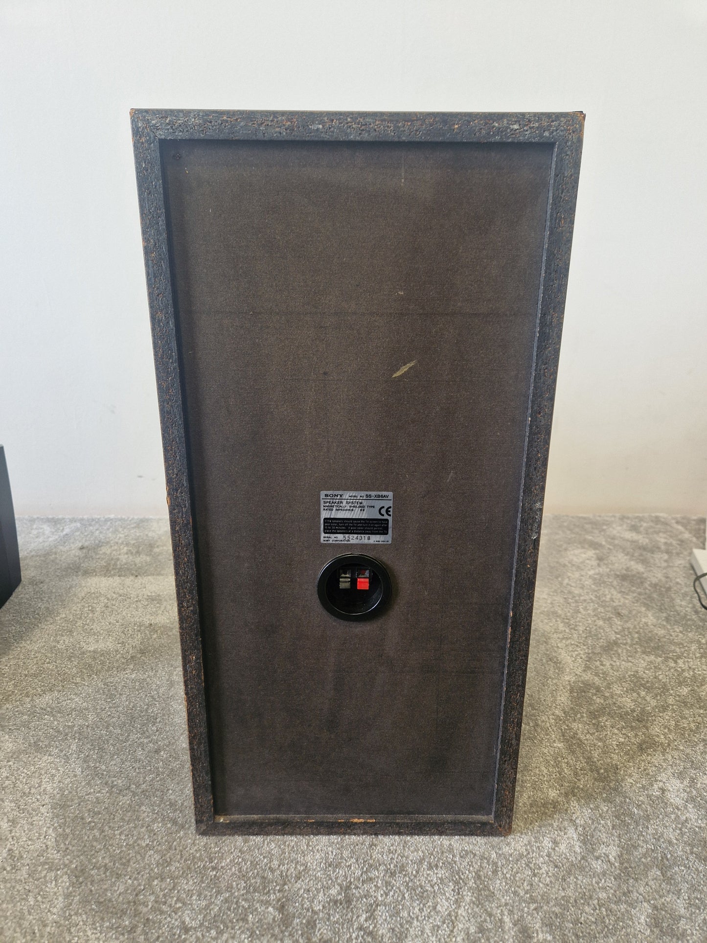 Sony SS-XB6AV Super Woofer Speakers – 3-Way Stereo Pair, 140W RMS, Heavy Bass-Very Good