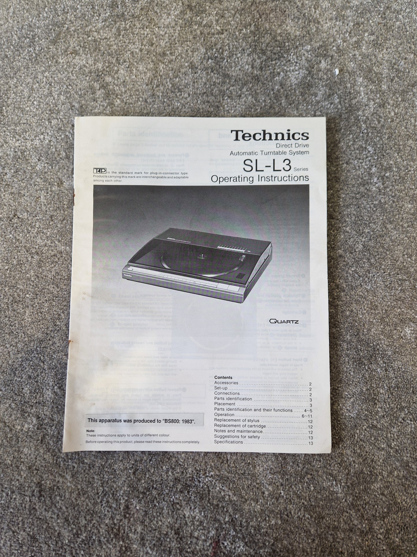 Technics SL-L3 Linear Tracking Turntable – Quartz Direct Drive, Fully Automatic - Excellent