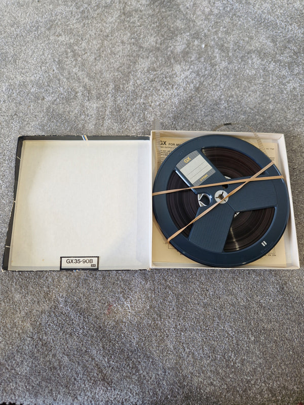 TDK GX35-90B Reel-to-Reel Tape – 1800ft ¼″ High Output Recording Tape - Good