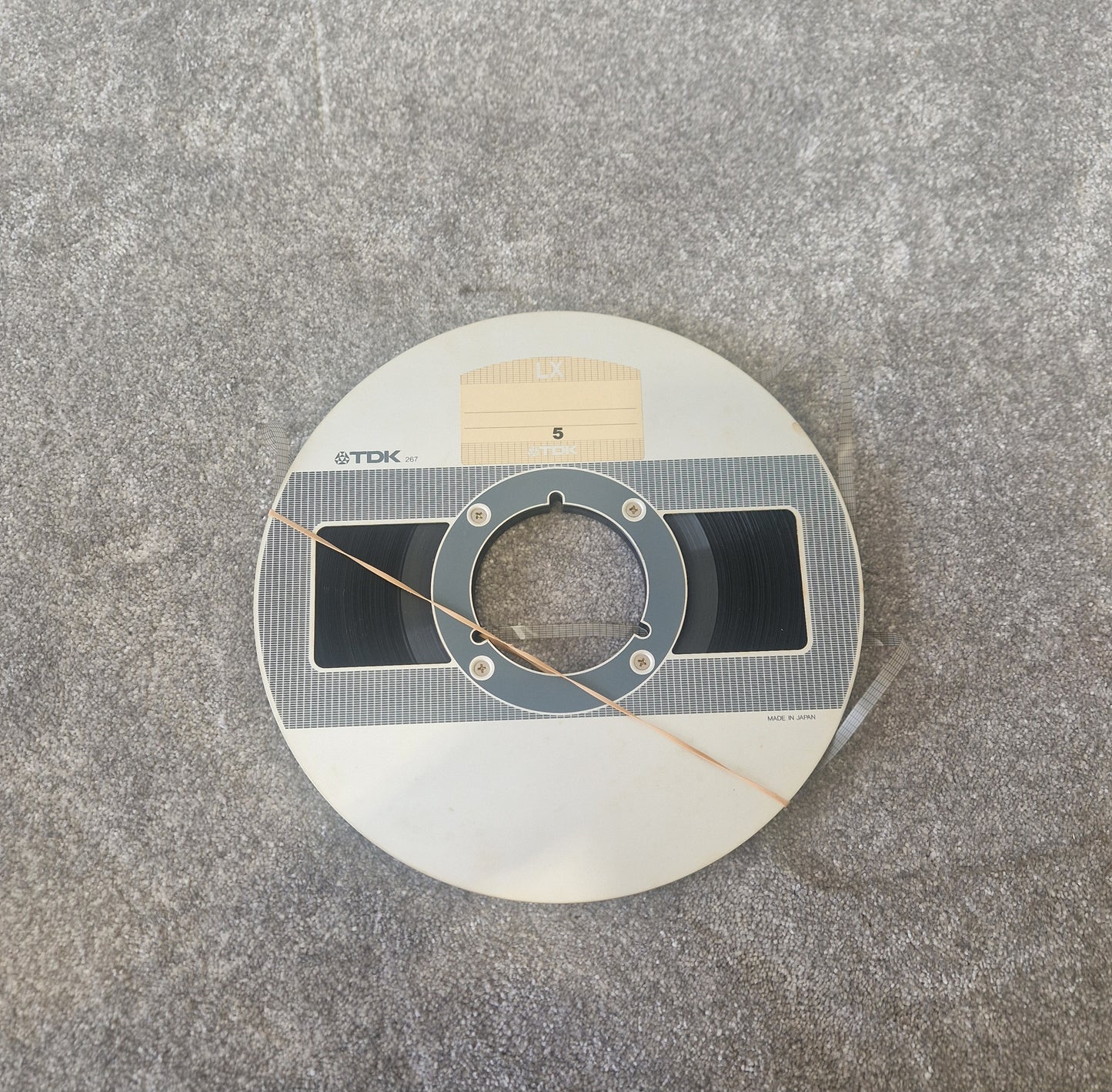 TDK LX 35/180M Reel-to-Reel Tape – ¼″ x 3600ft, Low Noise/High Output - Good