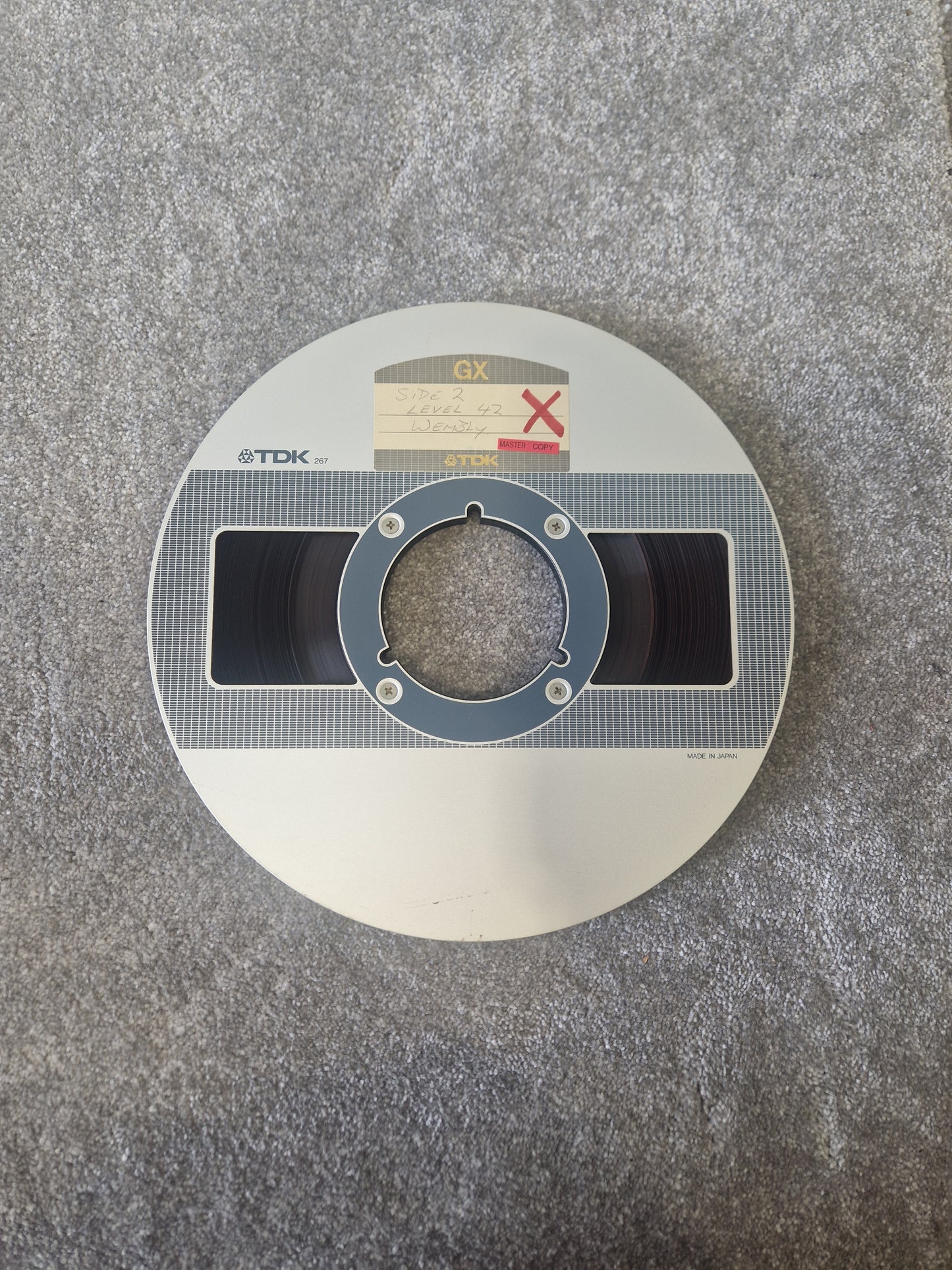 TDK GX 30/180BM Reel-to-Reel Tape – ¼″ x 3600ft, Back-Coated High Output - Good