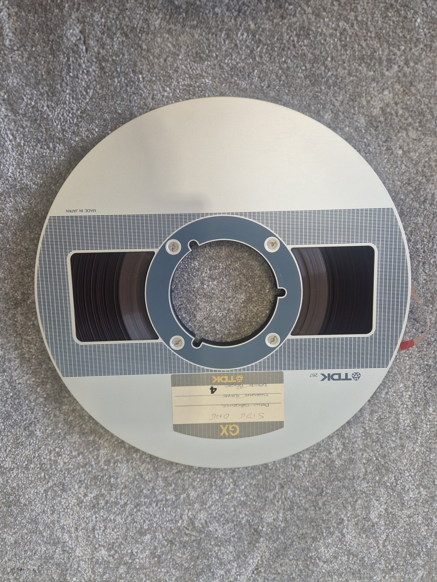 TDK GX 30/180BM Reel-to-Reel Tape – ¼″ x 3600ft, Back-Coated High Output - Good