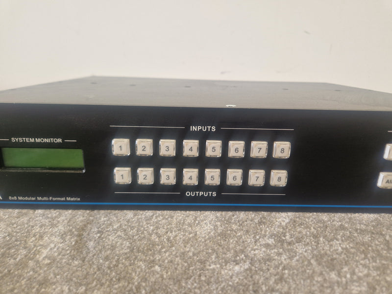 SY MM-88A Modular Matrix Switcher - 8x8 Multi-Format AV Routing - Good - image 2