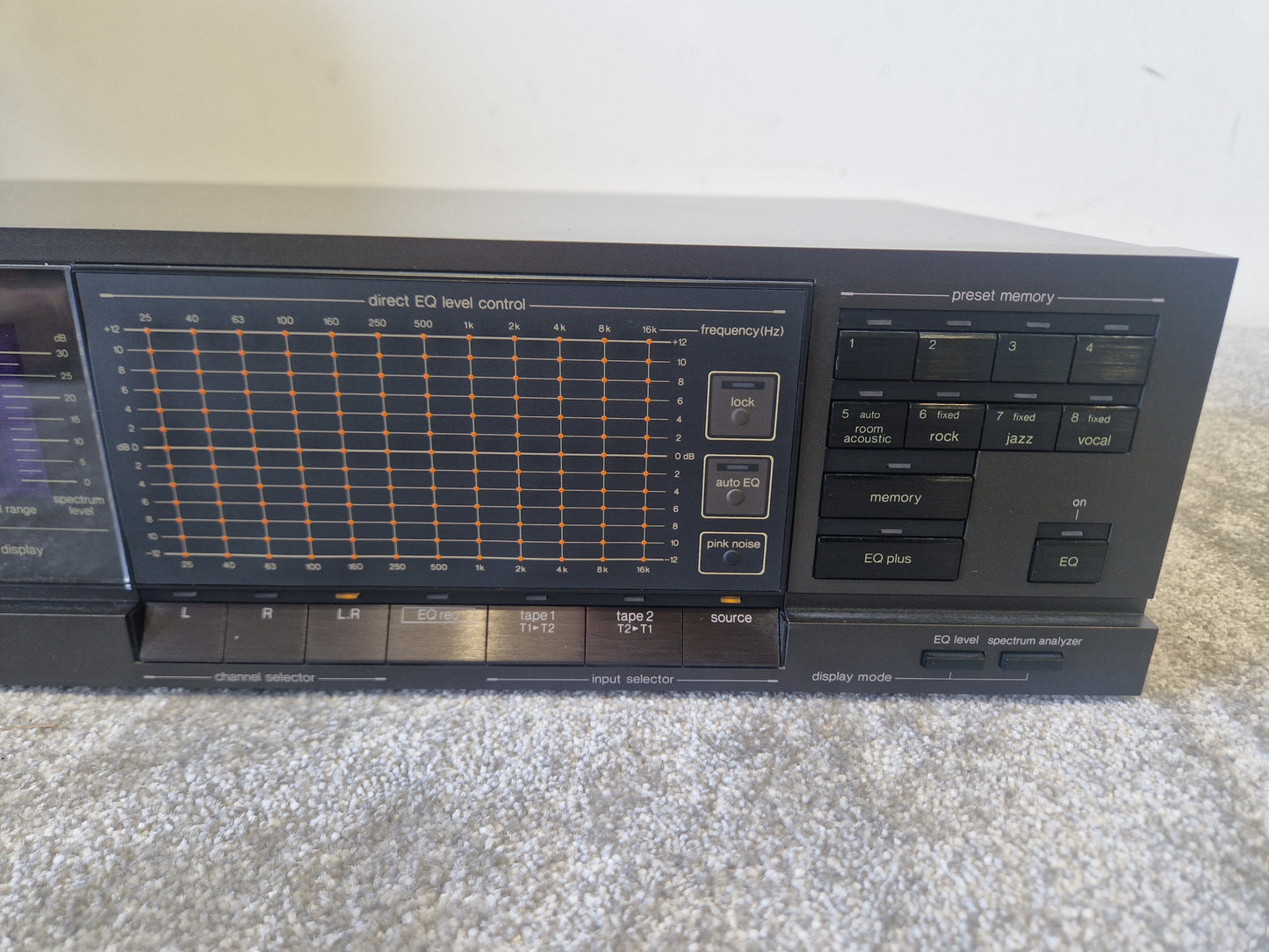 Technics SH-8066 Stereo Graphic Equalizer – 12-Band Analyzer - Very Good