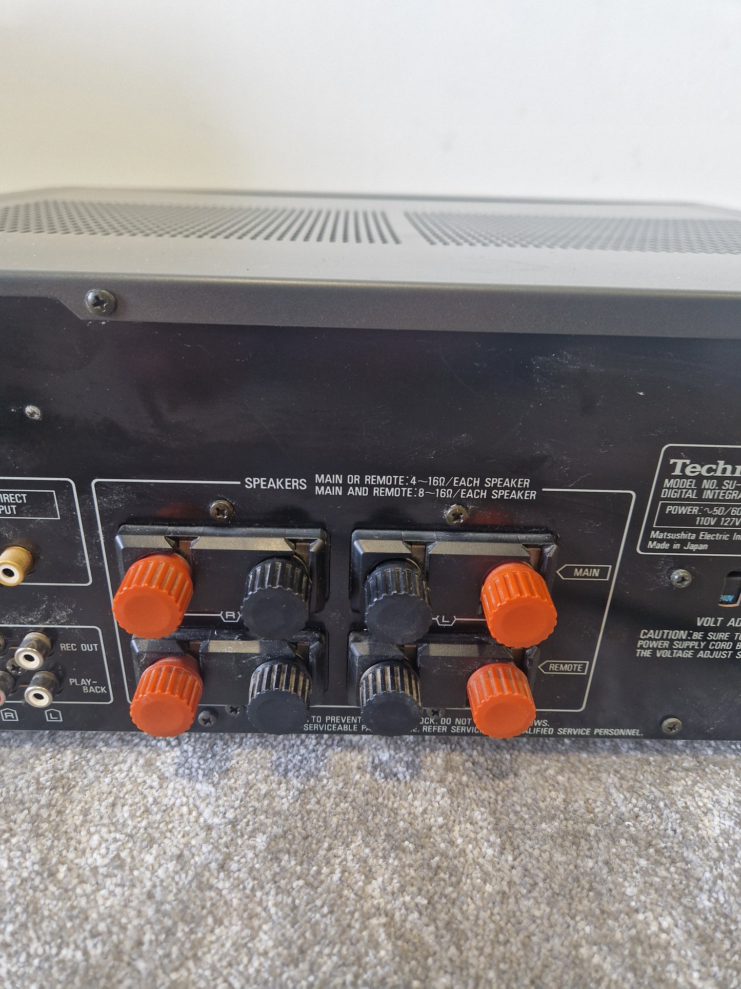 Technics SU-V90D Digital Integrated Amplifier – Class AA, 100W/Channel, Optical - Excellent