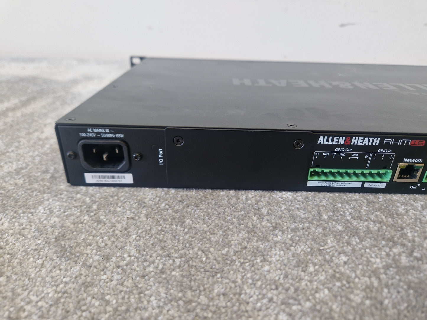 Allen & Heath AHM-16 Matrix Processor – 16-In/16-Out – Very Good