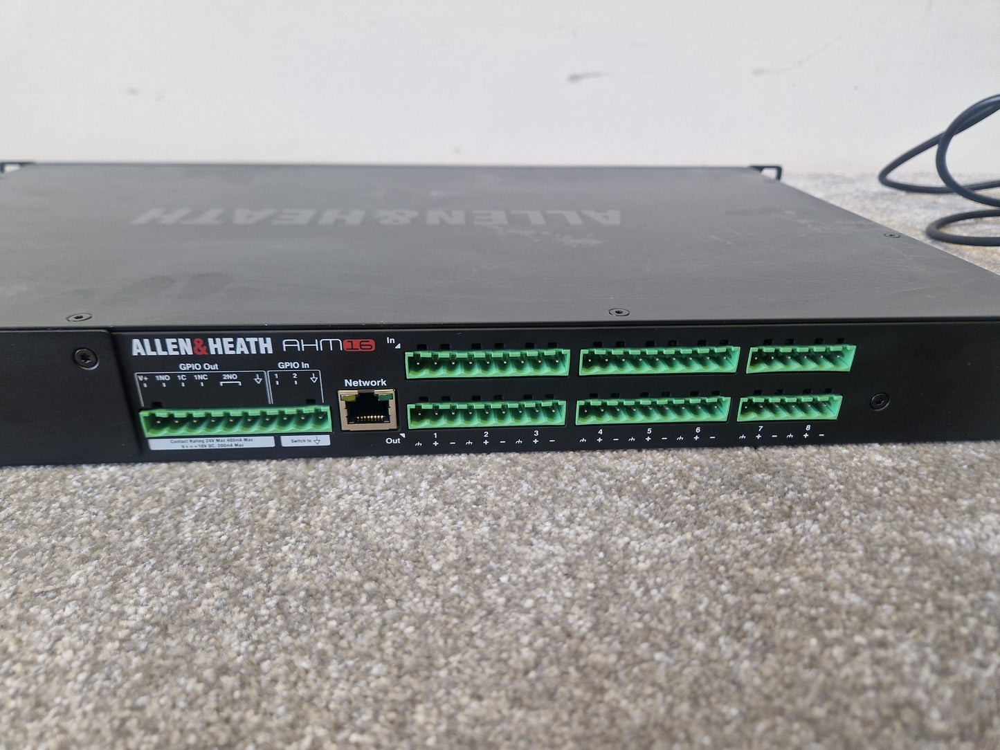 Allen & Heath AHM-16 Matrix Processor – 16-In/16-Out – Very Good