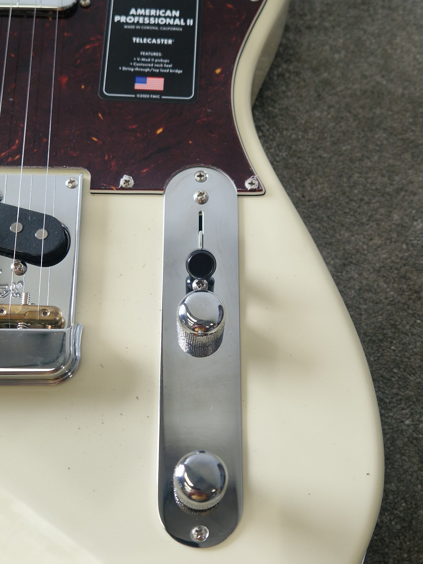 Fender American Professional II Telecaster Electric Guitar - Excellent w/ Hard Case & Certification