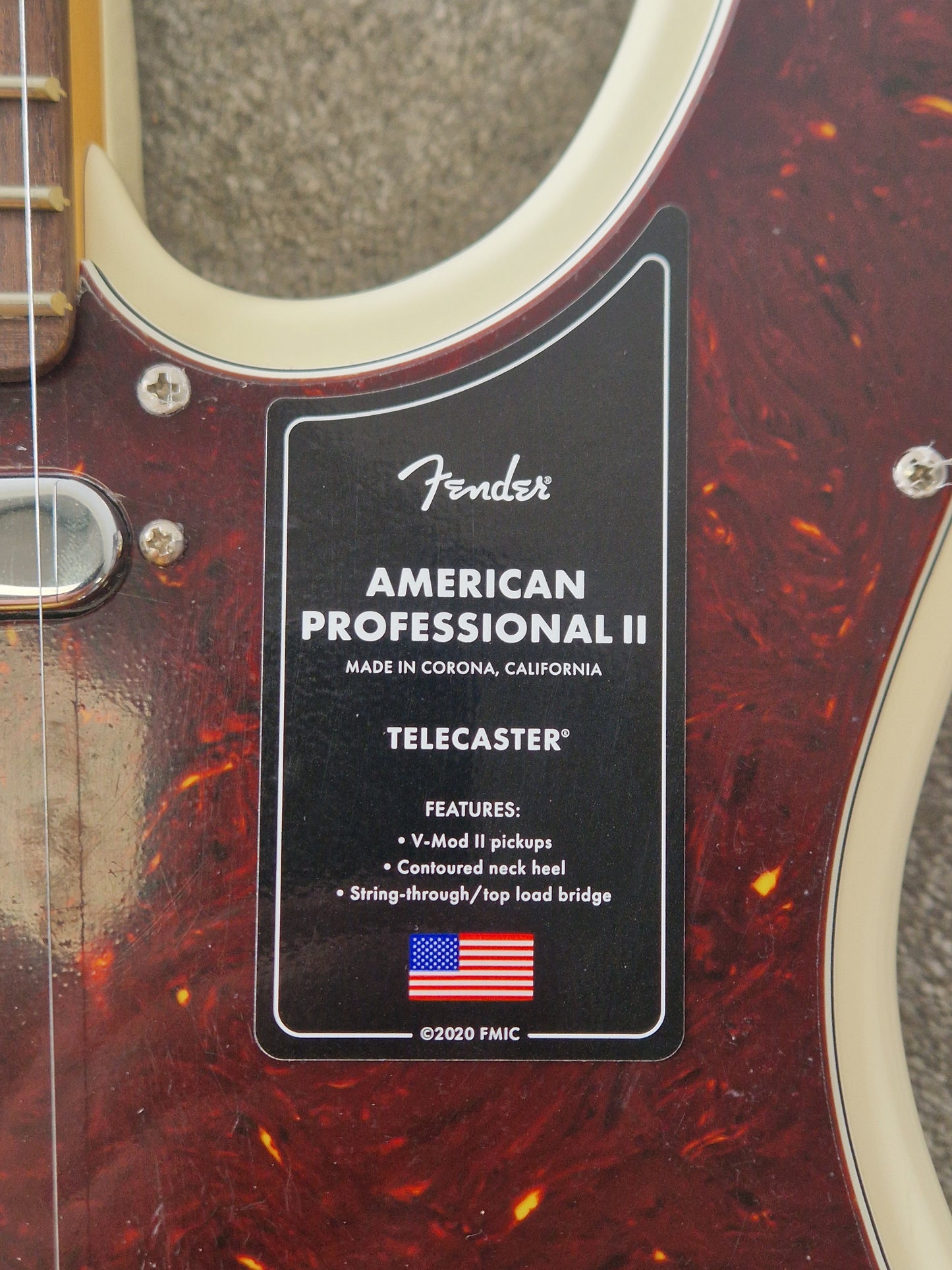 Fender American Professional II Telecaster Electric Guitar - Excellent w/ Hard Case & Certification