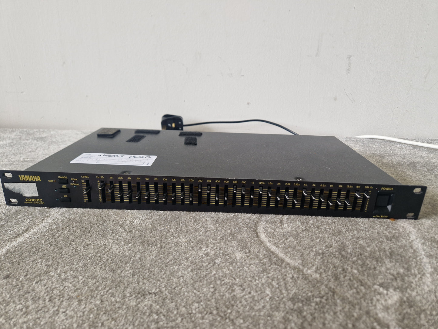 Yamaha GQ1031C Graphic Equaliser – 31-Band EQ & Rack-Mount Design – Good