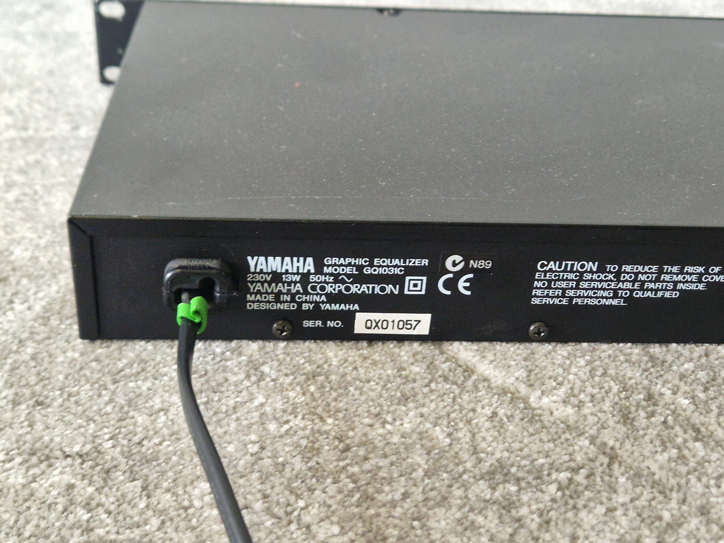 Yamaha GQ1031C Graphic Equaliser – 31-Band EQ & Rack-Mount Design – Good