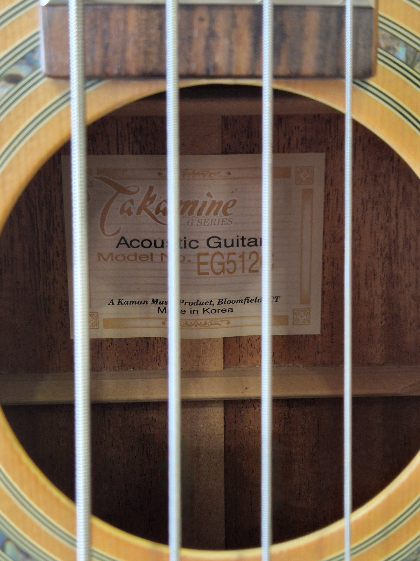 Takamine EG512C Acoustic Bass – Spruce Top & TK-40B Preamp – Excellent w/ Hard Case