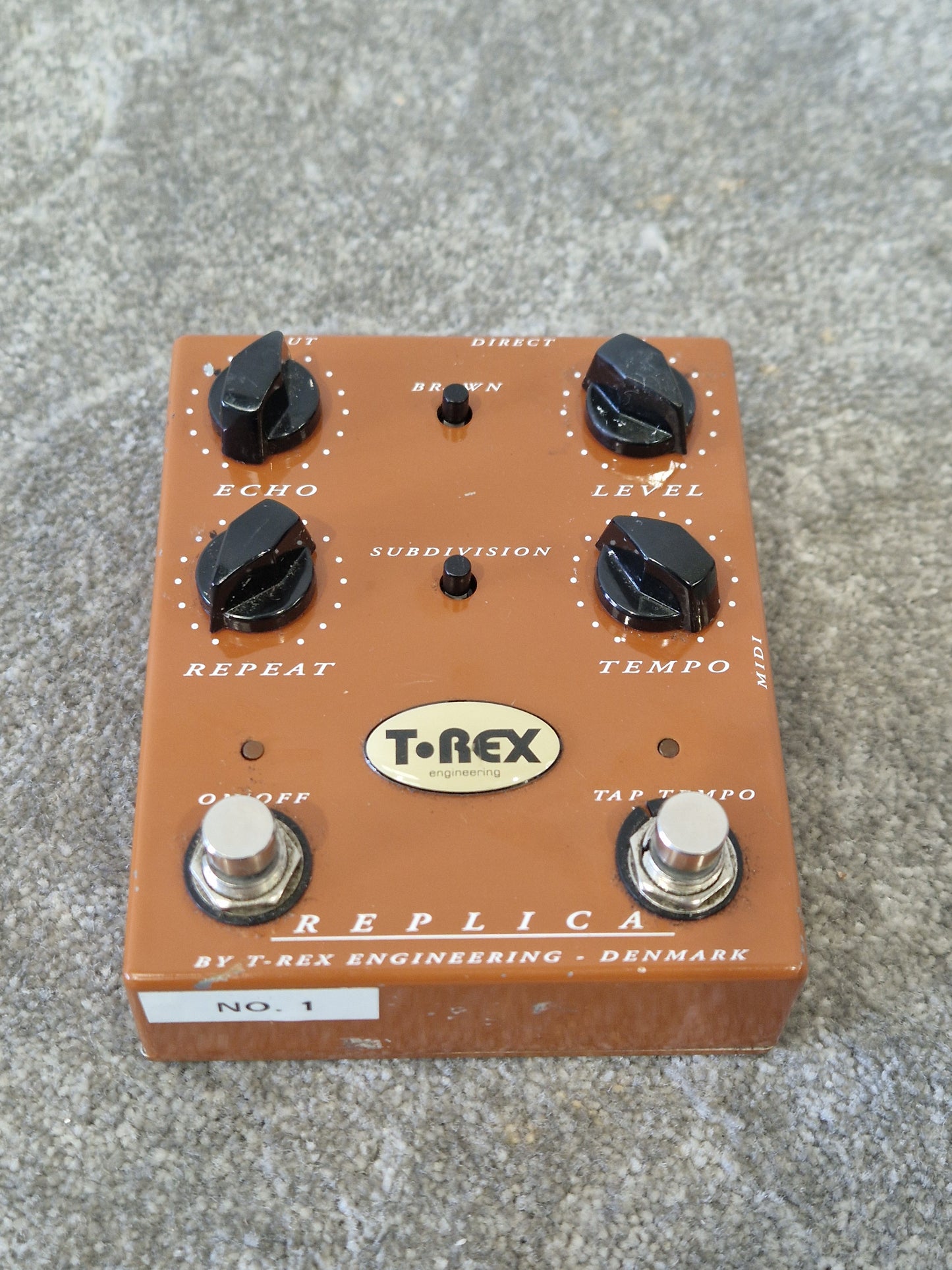 T-Rex Replica Delay Pedal – Tap Tempo & Vintage/Modern Modes – Very Good