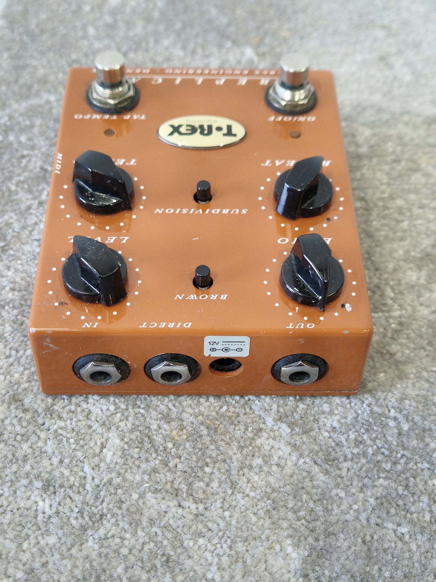 T-Rex Replica Delay Pedal – Tap Tempo & Vintage/Modern Modes – Very Good