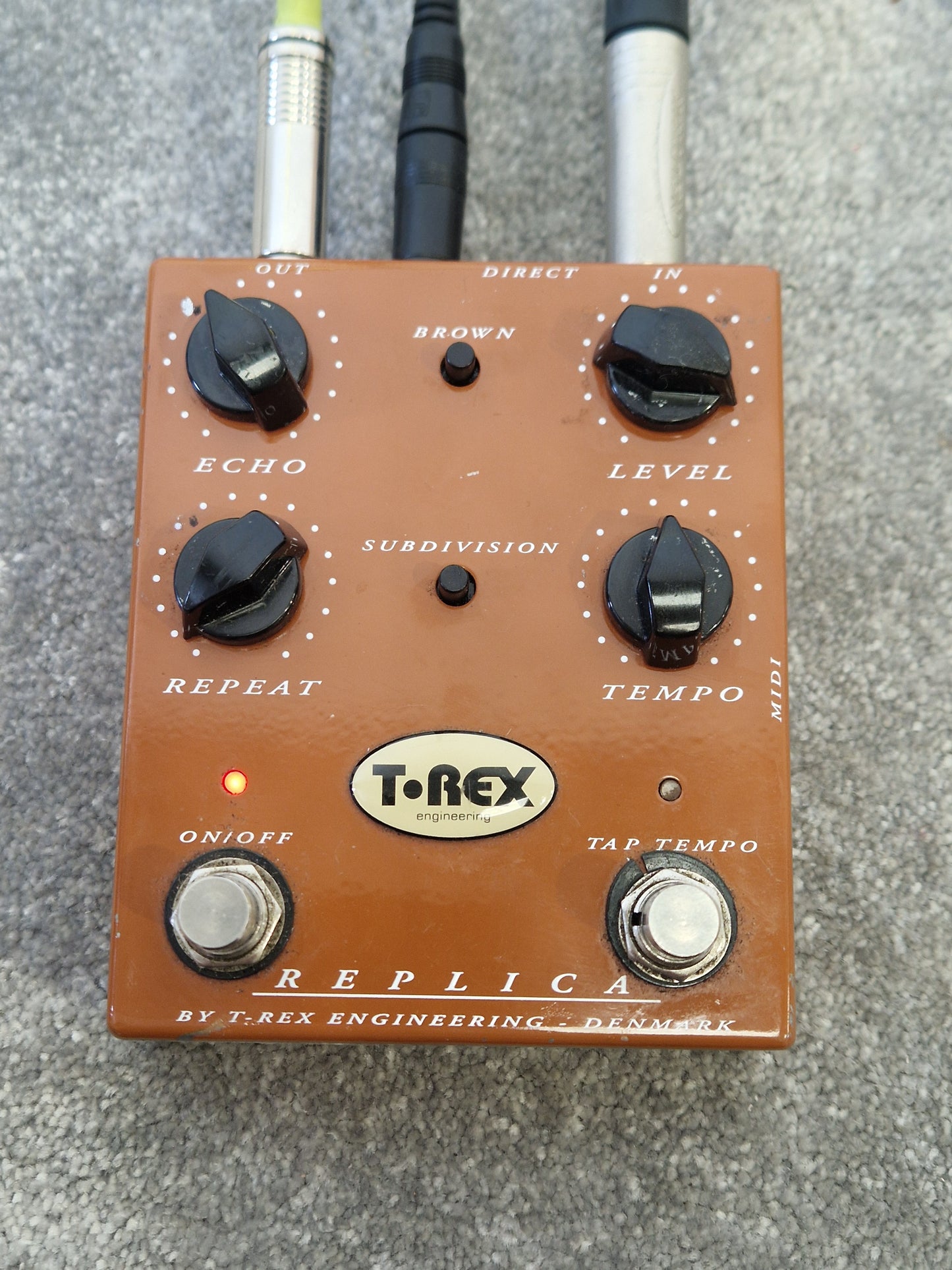 T-Rex Replica Delay Pedal – Tap Tempo & Vintage/Modern Modes – Very Good