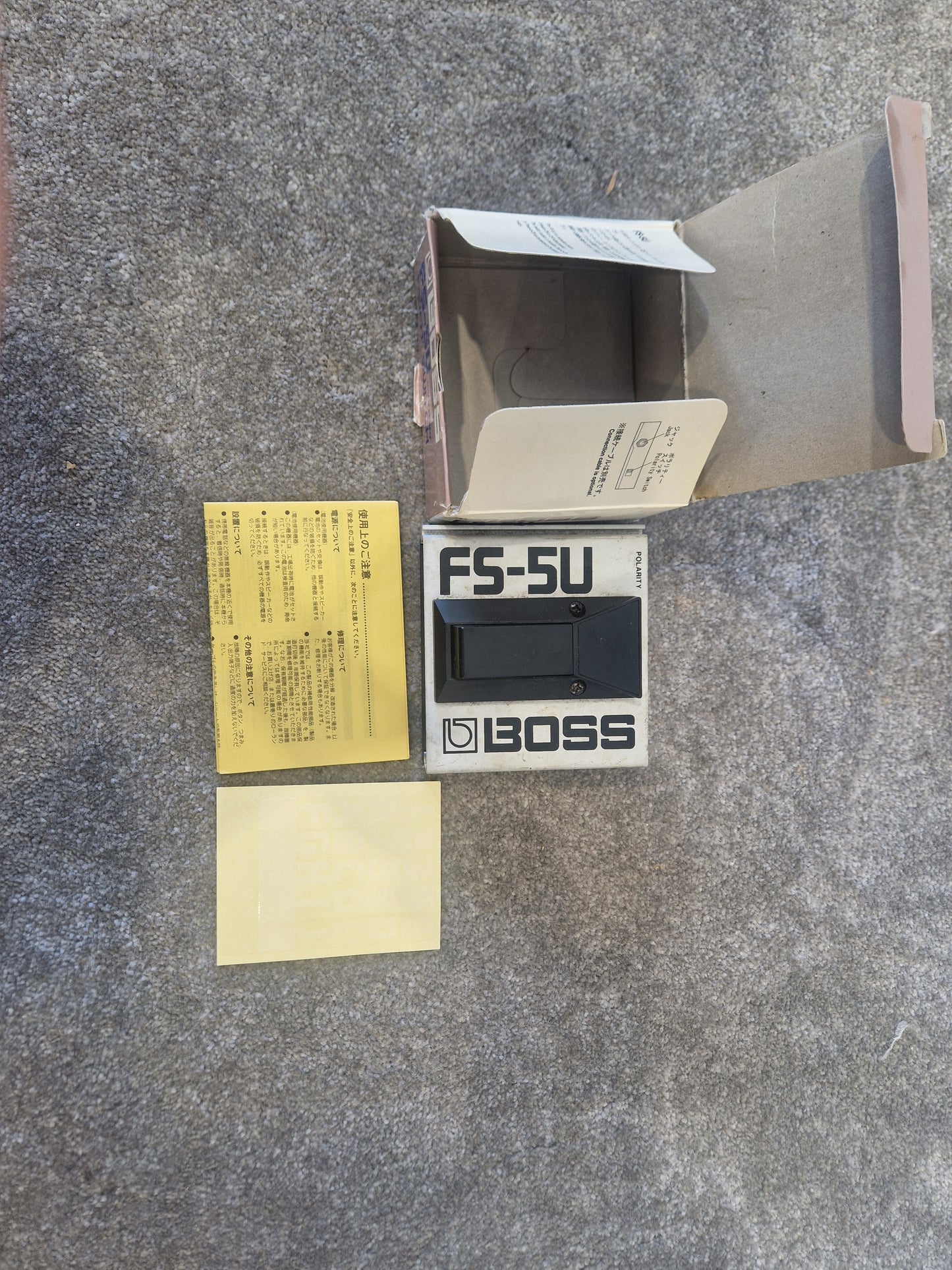 Boss FS-5U Footswitch – Momentary Switch for Tap Tempo & Control – Good