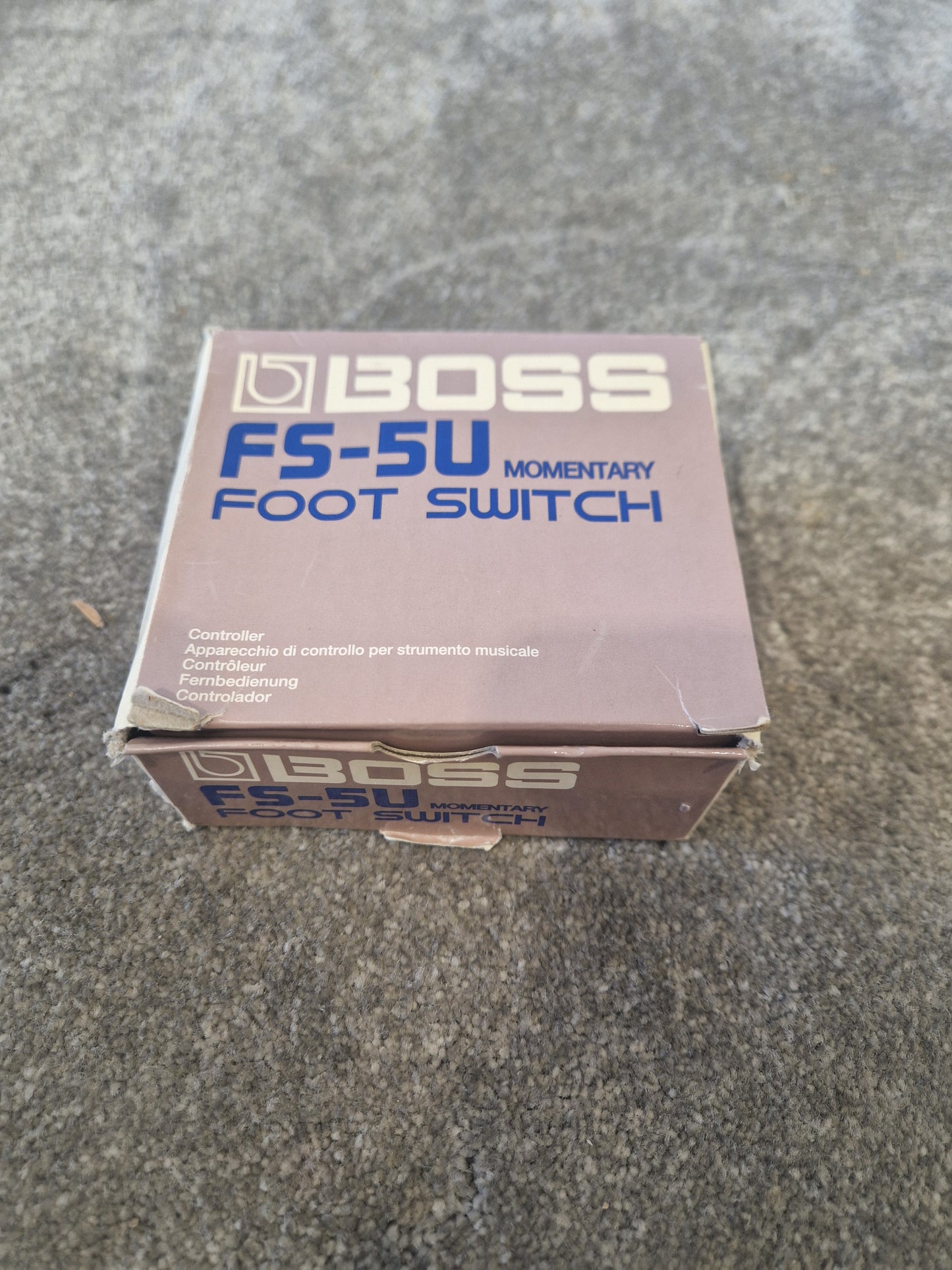 Boss FS-5U Footswitch – Momentary Switch for Tap Tempo & Control – Good