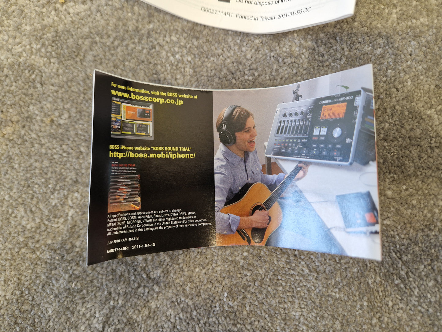 Boss AC-3 Acoustic Simulator – COSM Modeling & Built-In Reverb – Excellent w/ Original Box