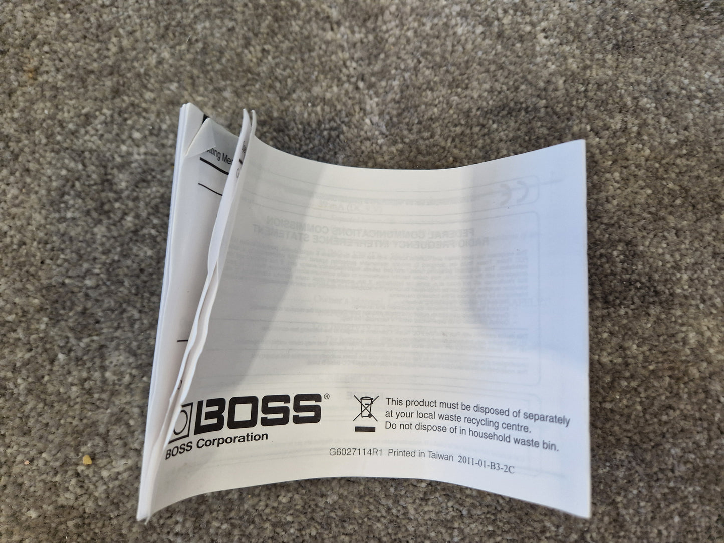 Boss AC-3 Acoustic Simulator – COSM Modeling & Built-In Reverb – Excellent w/ Original Box