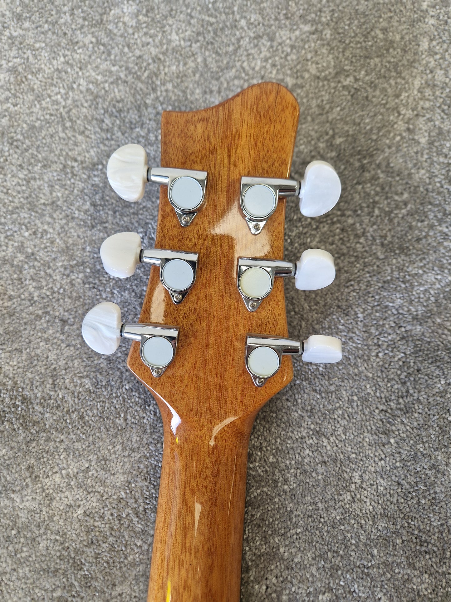 Ozark 3801 Dreadnought Acoustic Guitar – Solid Cedar Top & Koa Back – Very Good