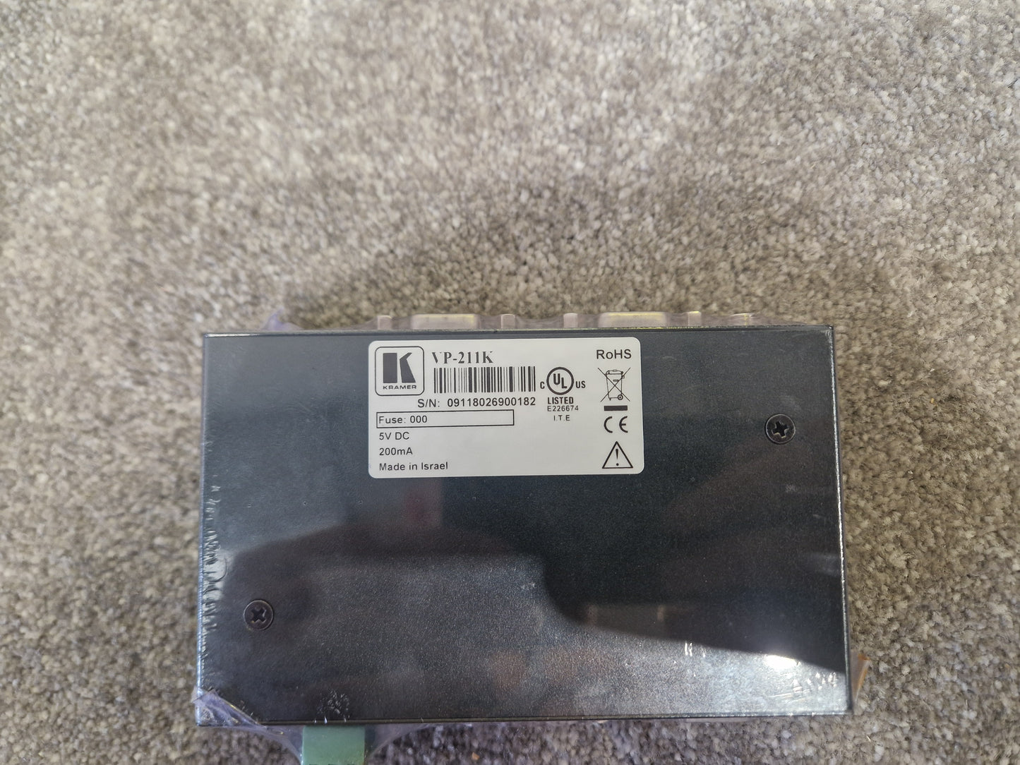 Kramer VP-211K – 2-Way VGA/UXGA Distribution Amplifier – Factory Sealed New