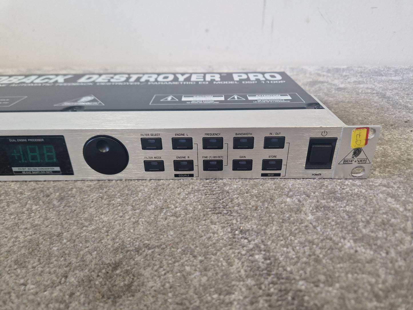 Behringer Feedback Destroyer Pro – Intelligent EQ / Feedback Suppression – Very Good