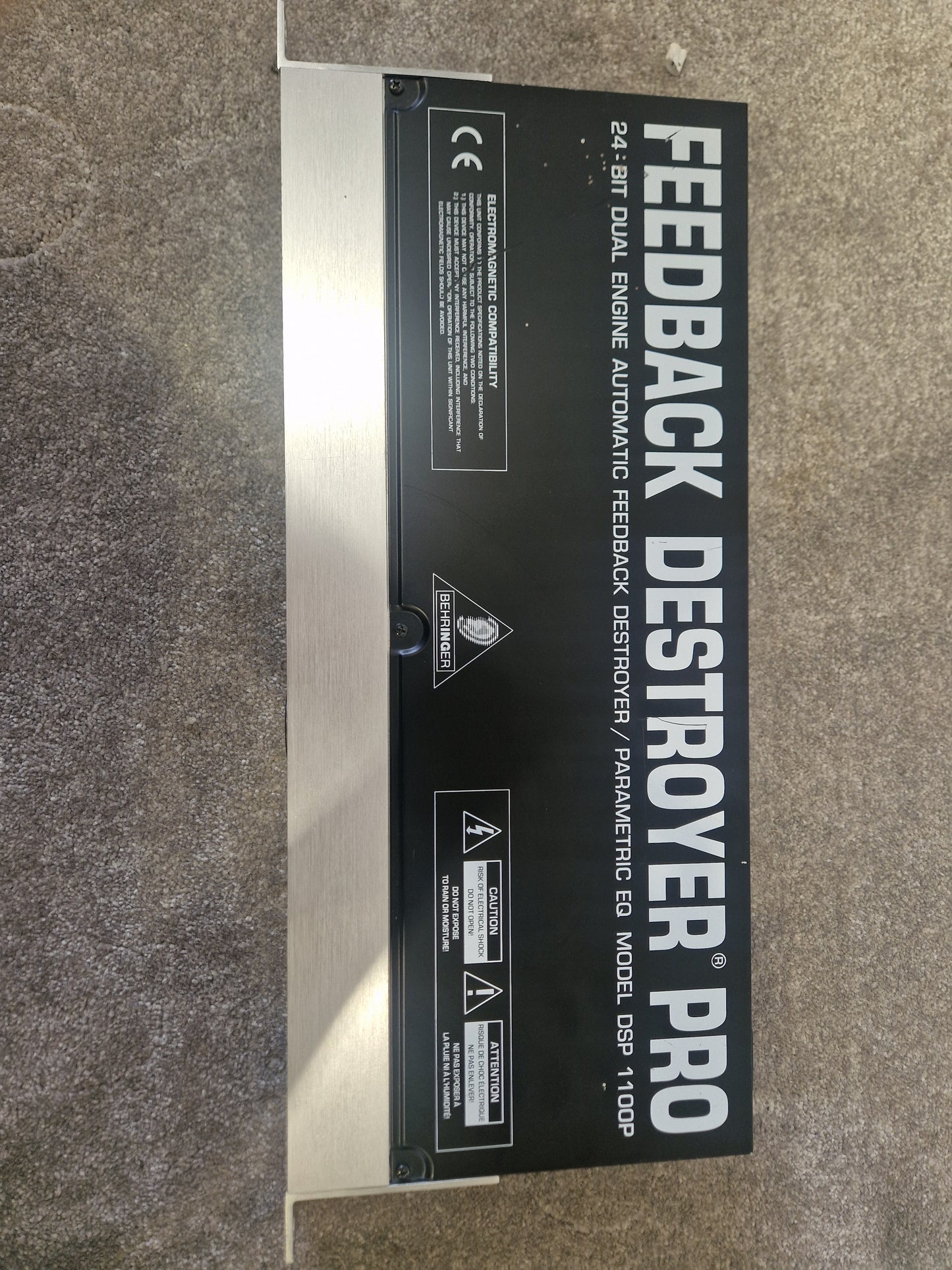 Behringer Feedback Destroyer Pro – Intelligent EQ / Feedback Suppression – Very Good