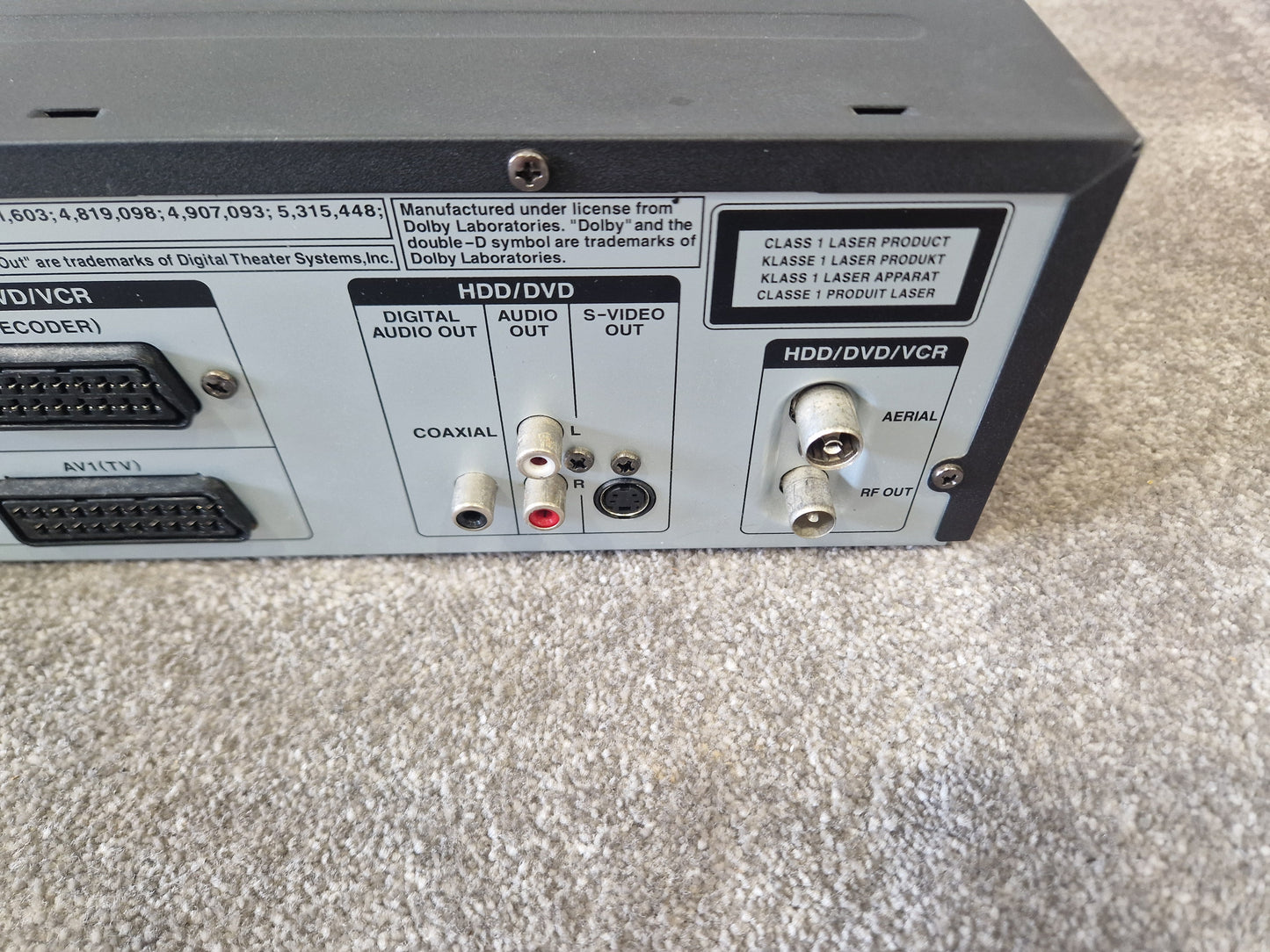 Toshiba RD-XV45 DVD/VHS/HDD Recorder – Remote & Manual – Very Good